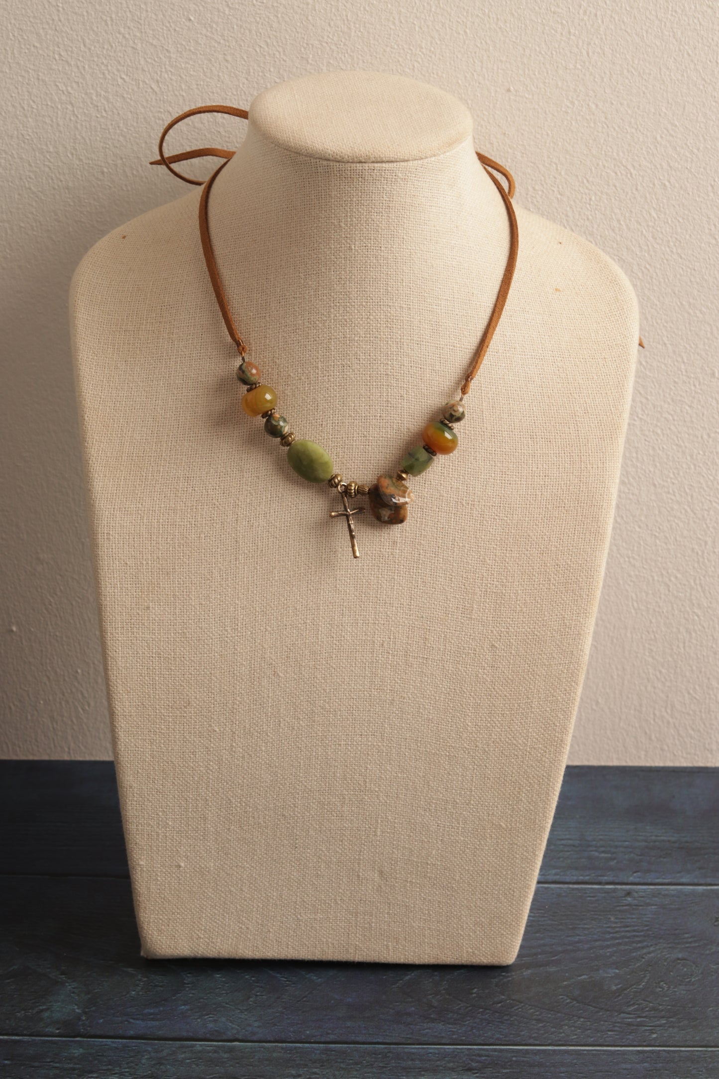 Leather & Rainforest Jasper
