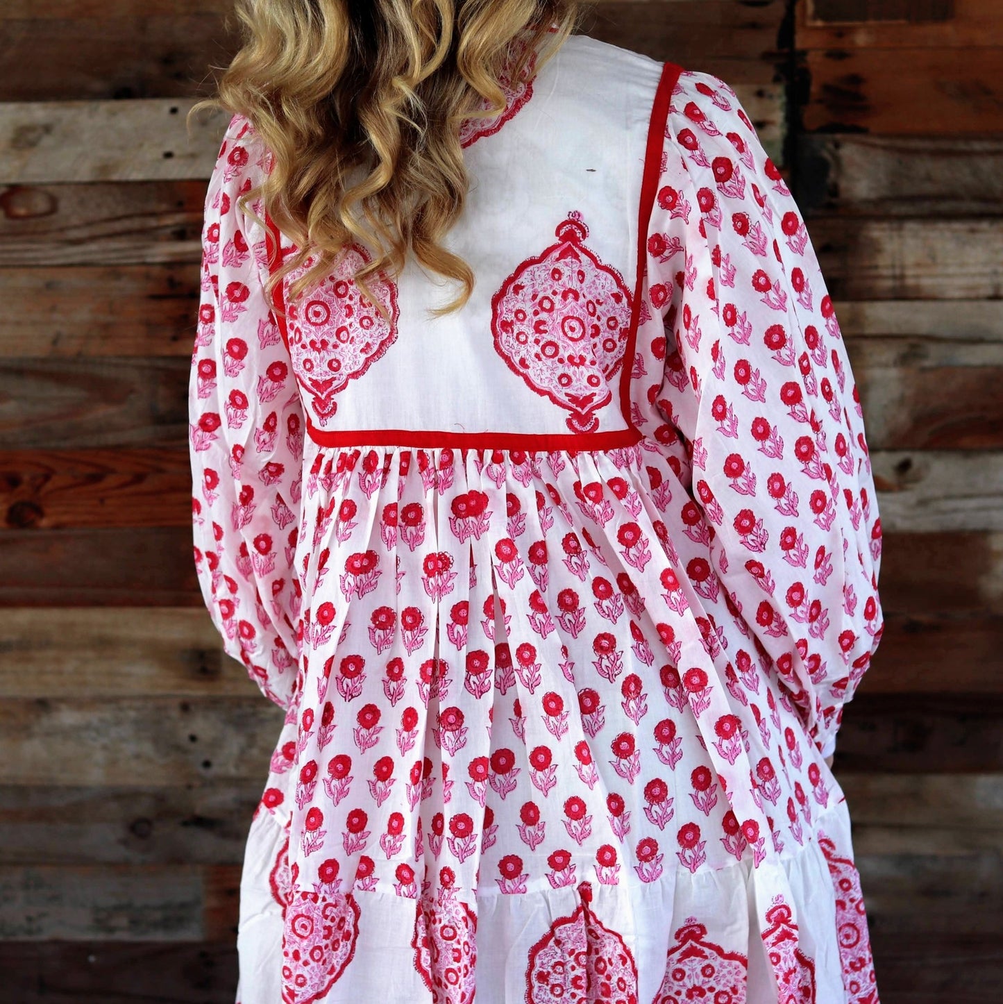 Delilah Dress in Cherry- Handmade Jewellery - i am boho