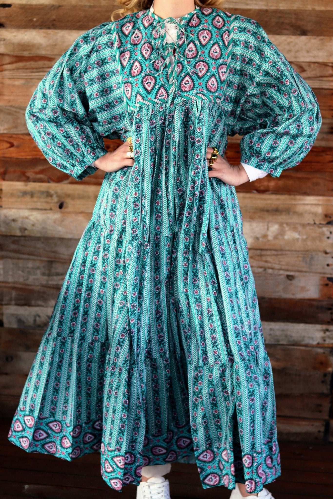 Delilah Dress in Turquoise- Handmade Jewellery - i am boho
