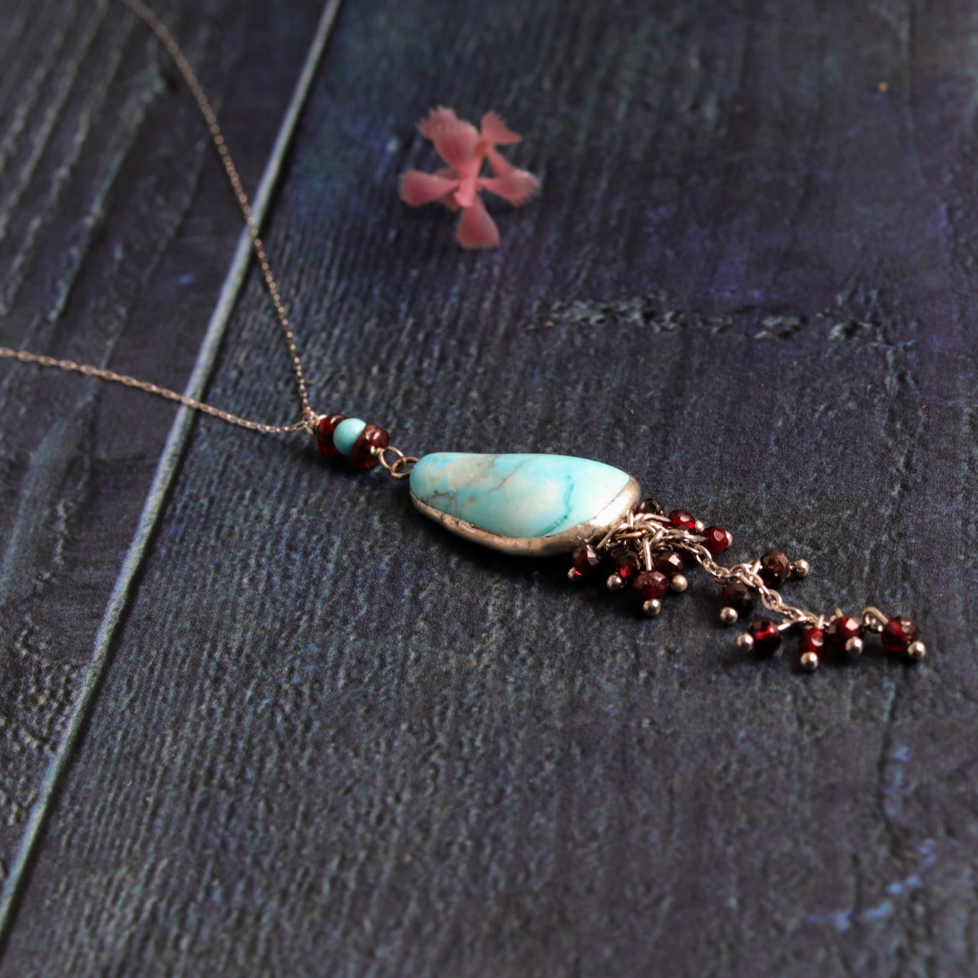 Turquoise & Garnet