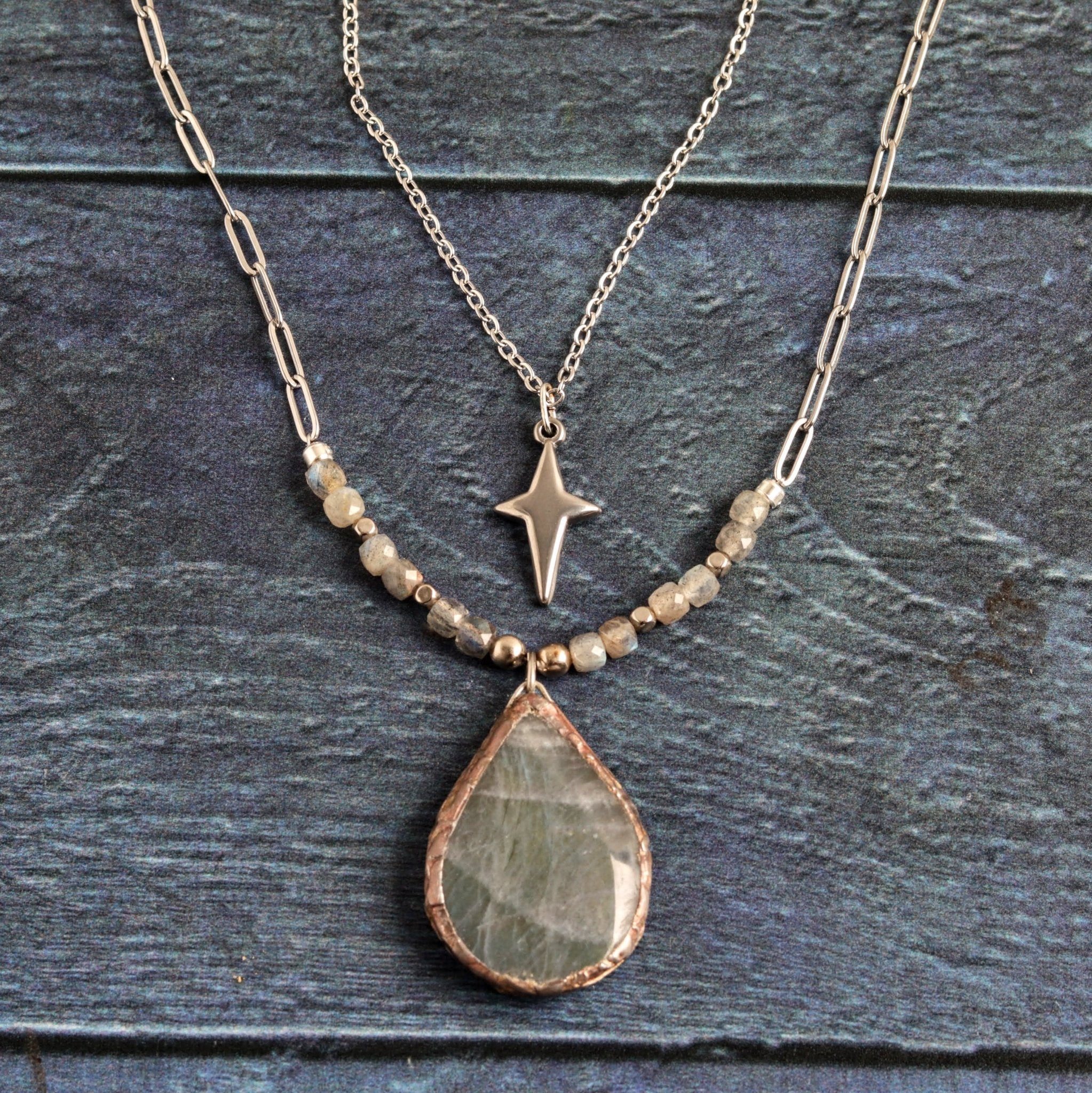 Starlit Storm Layers- Handmade Jewellery - i am boho