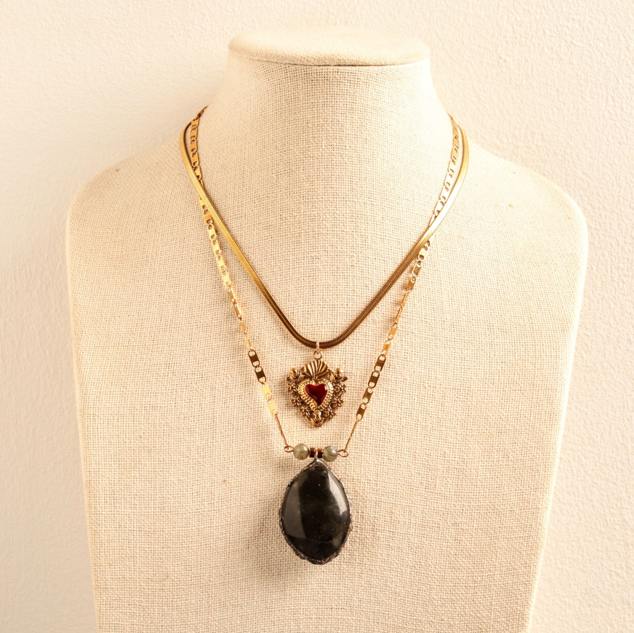Sacred Heart, Secret Colour- Handmade Jewellery - i am boho