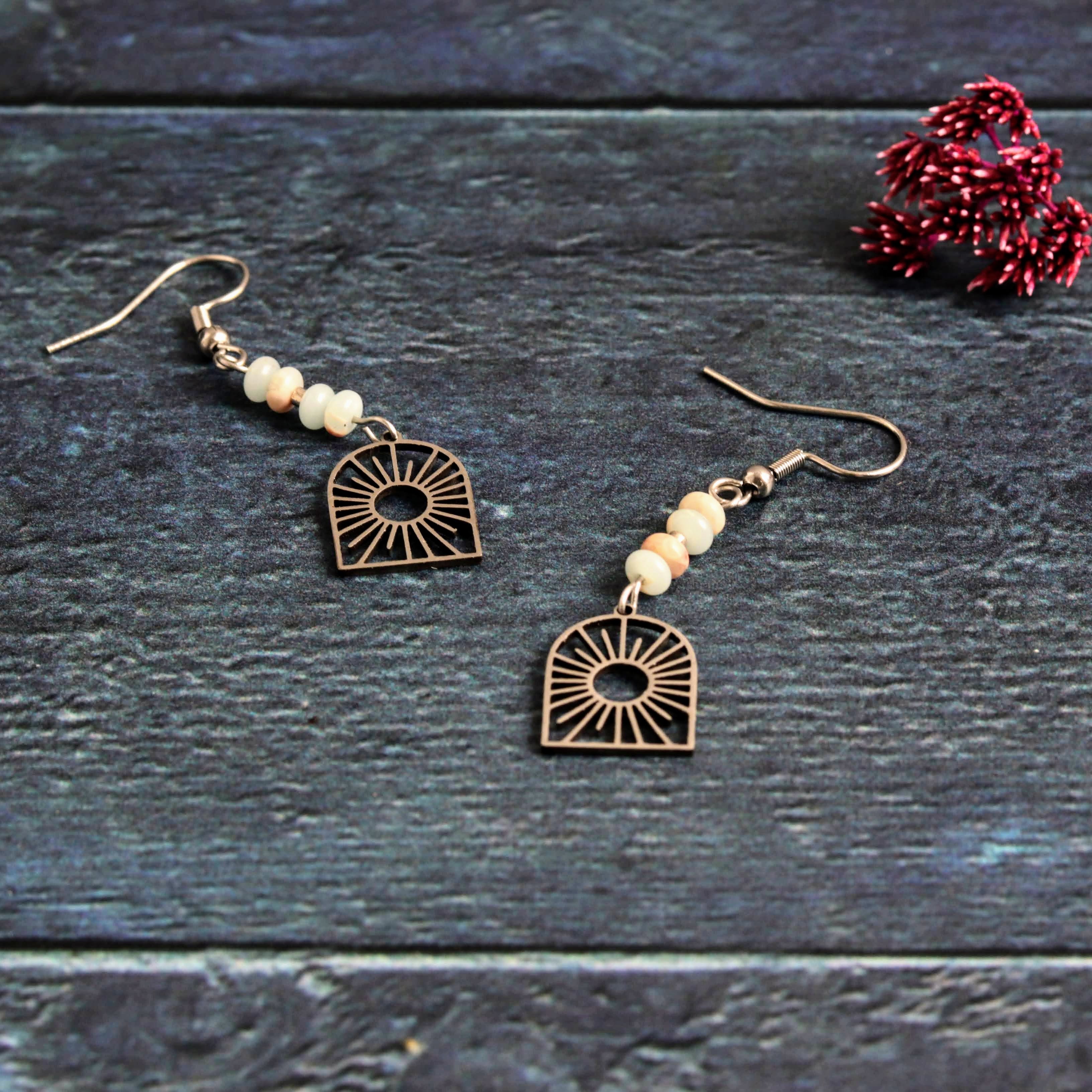 Milky quartz & sunrise