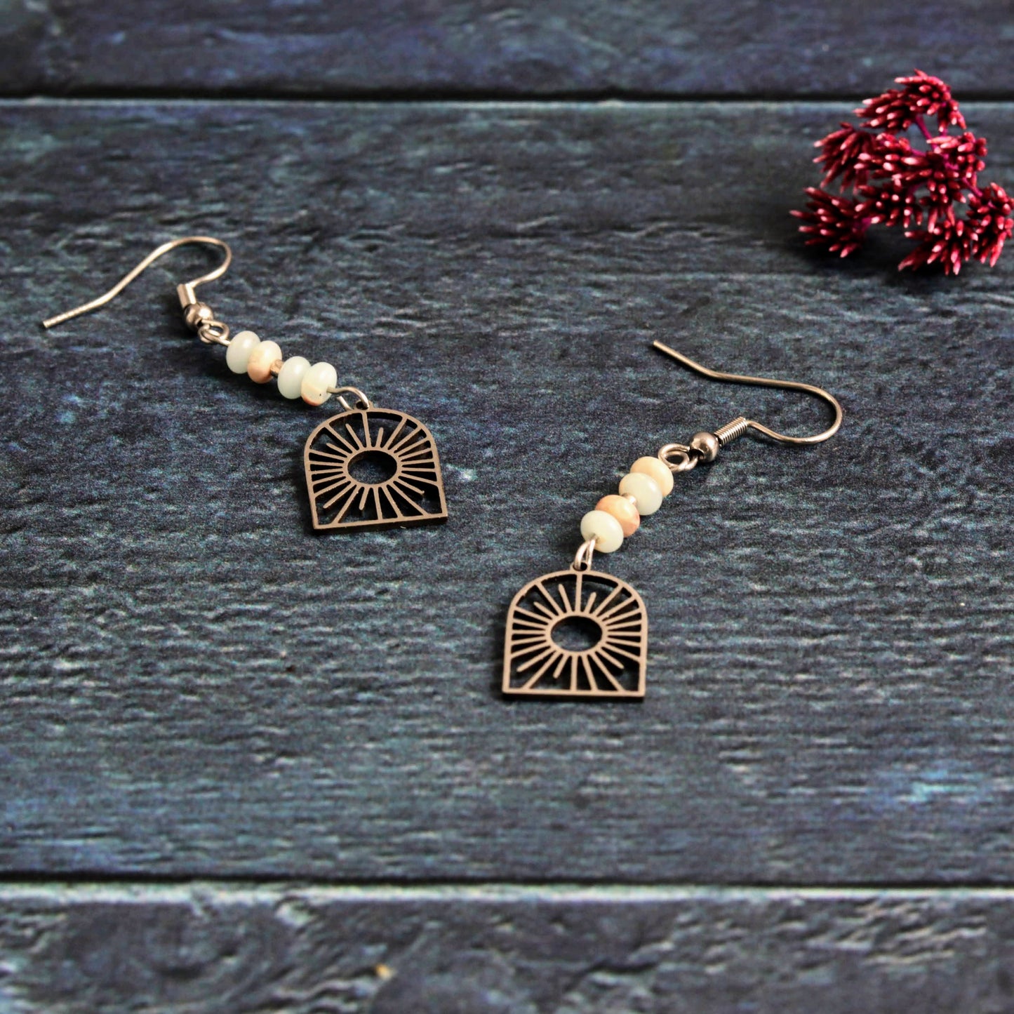 Milky quartz & sunrise