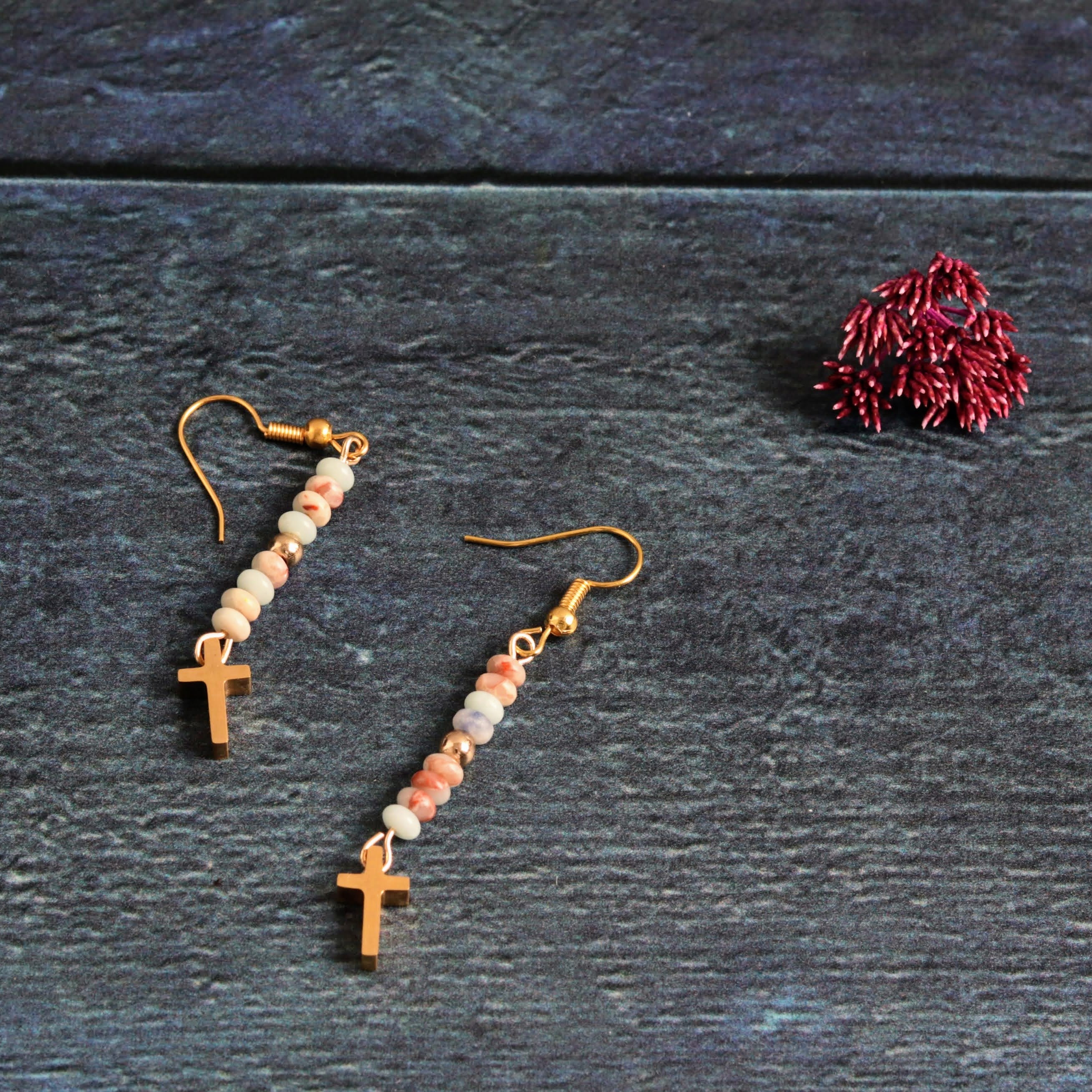 Cross & Plum blossom