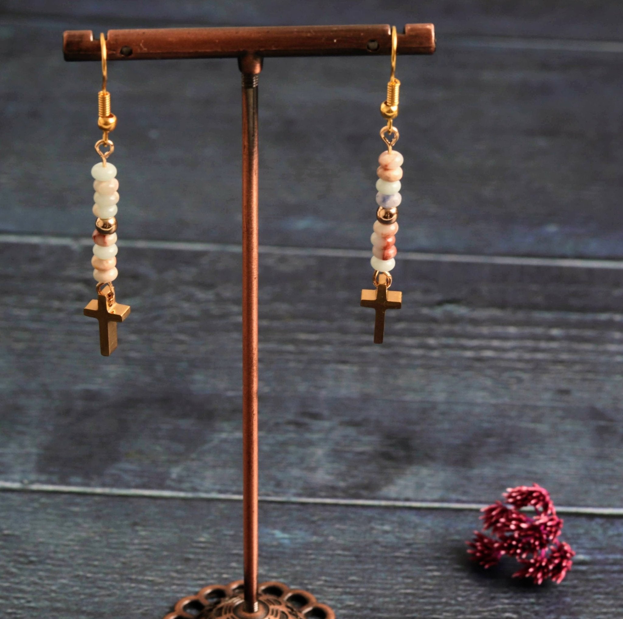 Cross & Plum blossom