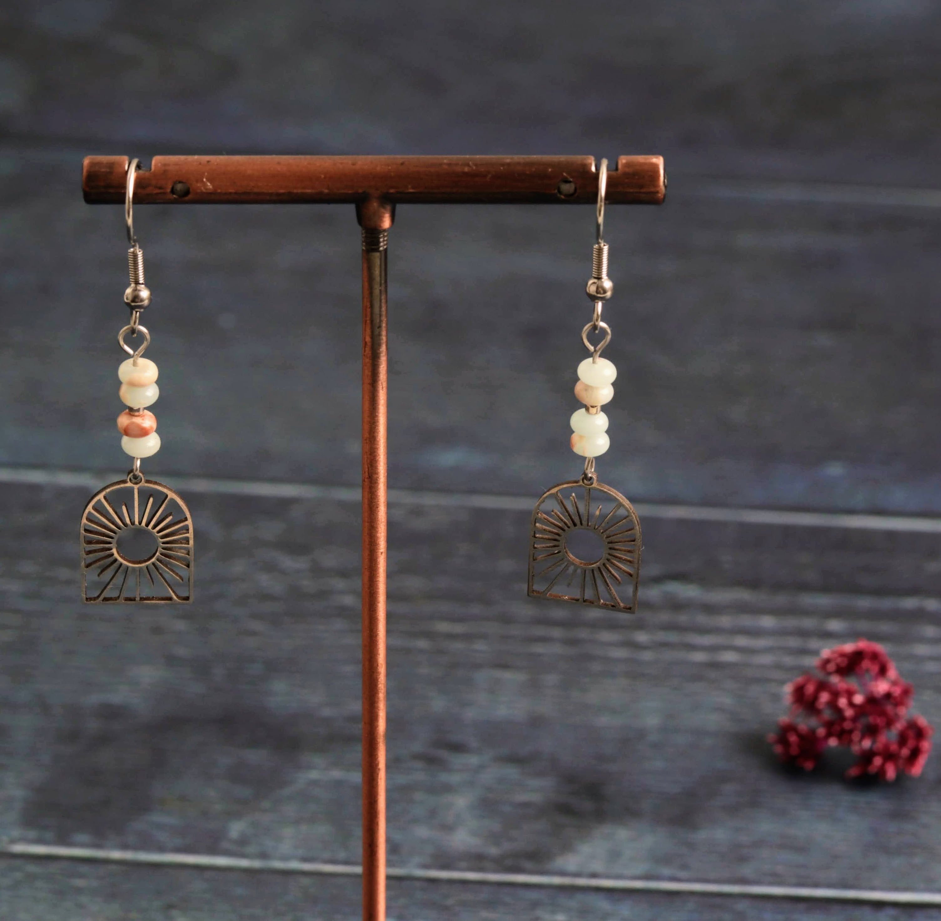 Milky quartz & sunrise