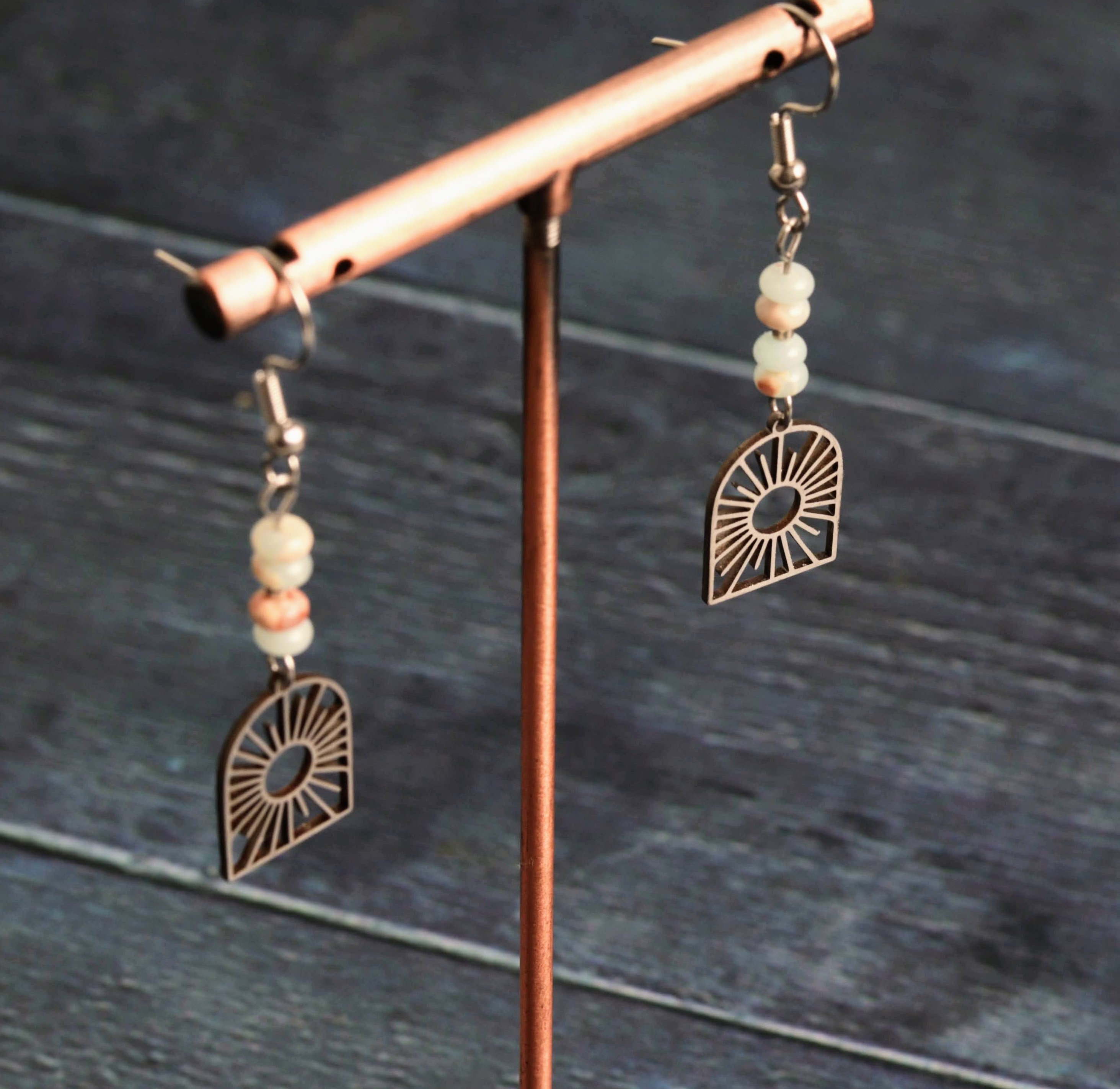 Milky quartz & sunrise