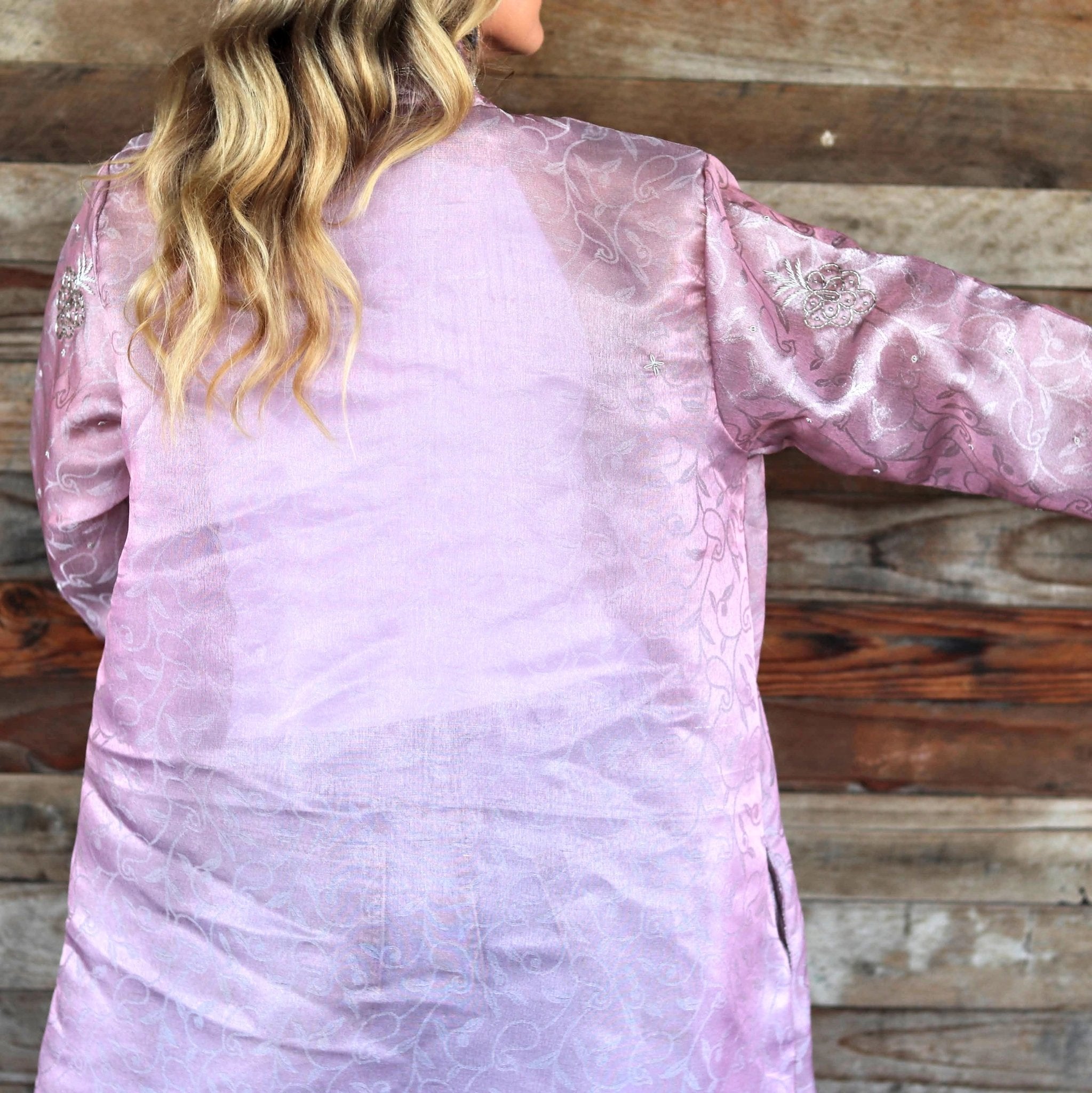 Blush & Silver Seas Kimono- Handmade Jewellery - i am boho