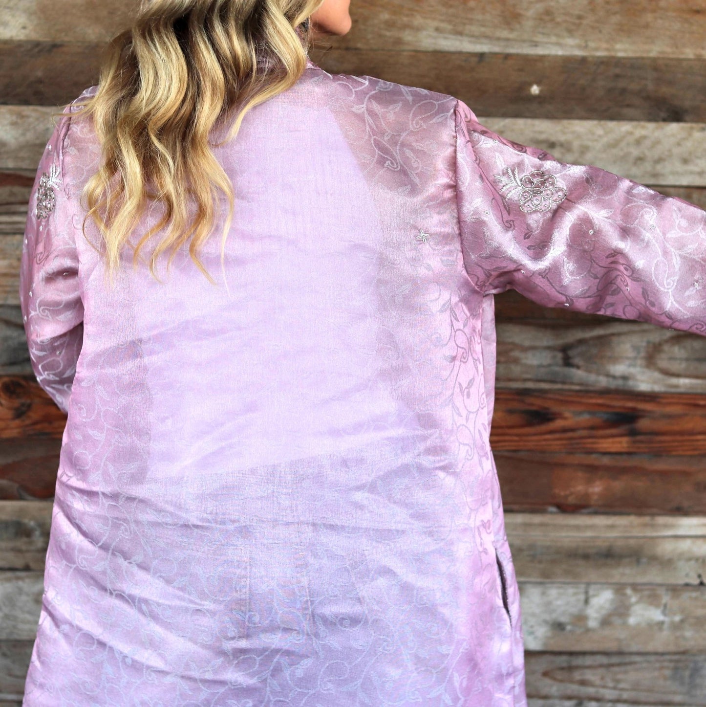 Blush & Silver Seas Kimono- Handmade Jewellery - i am boho