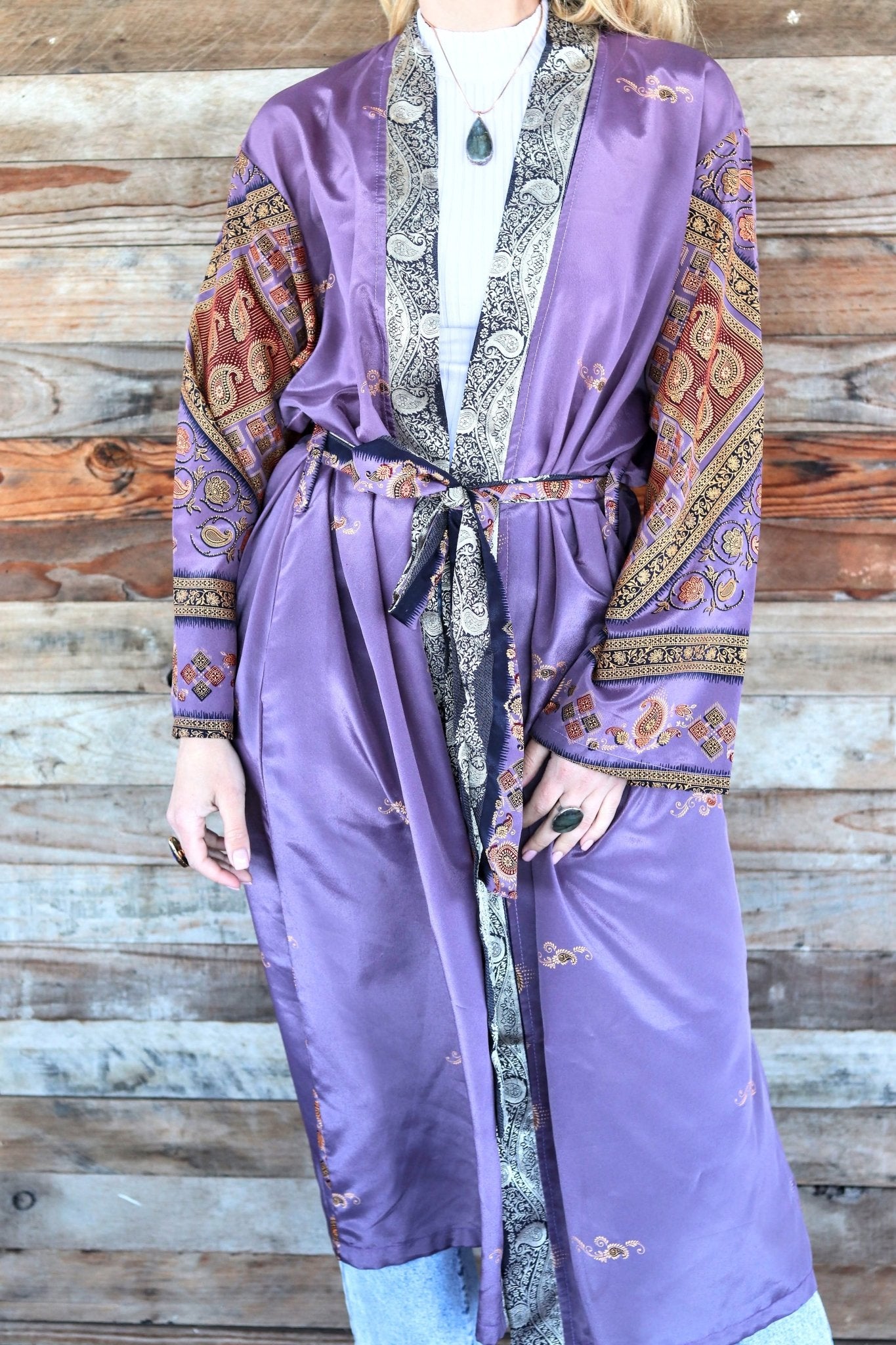 Violet Flash Kimono- Handmade Jewellery - i am boho
