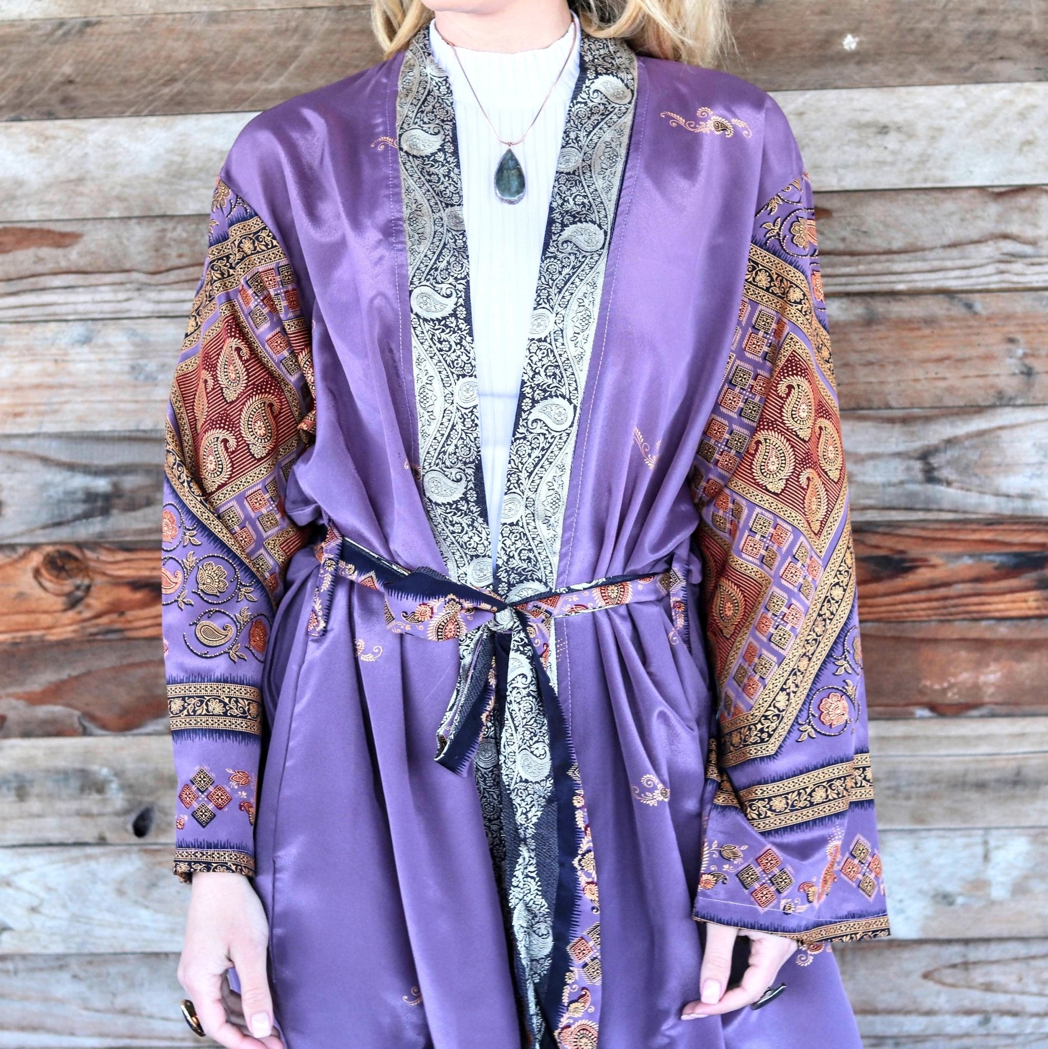 Violet Flash Kimono- Handmade Jewellery - i am boho