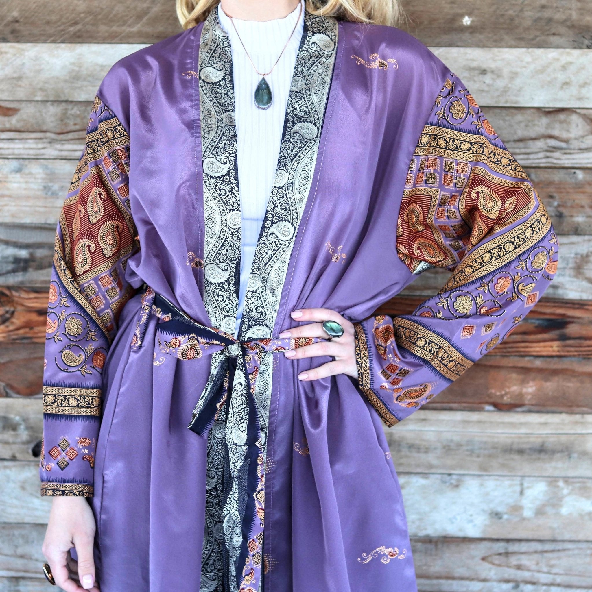 Violet Flash Kimono- Handmade Jewellery - i am boho