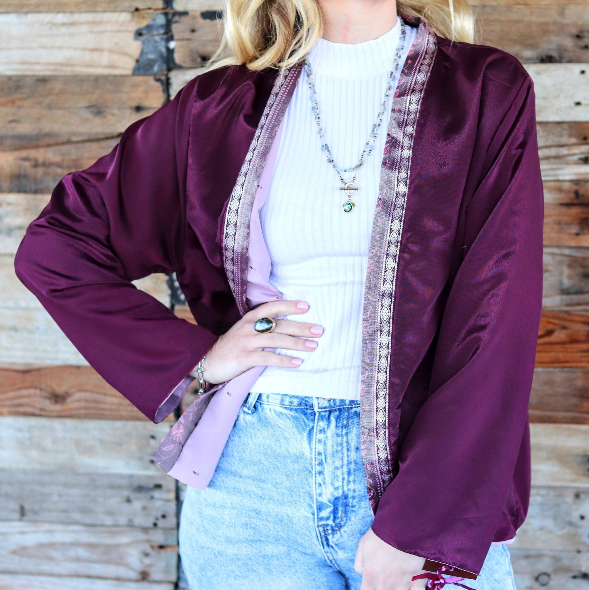 Madira Reversible Kimono Jacket