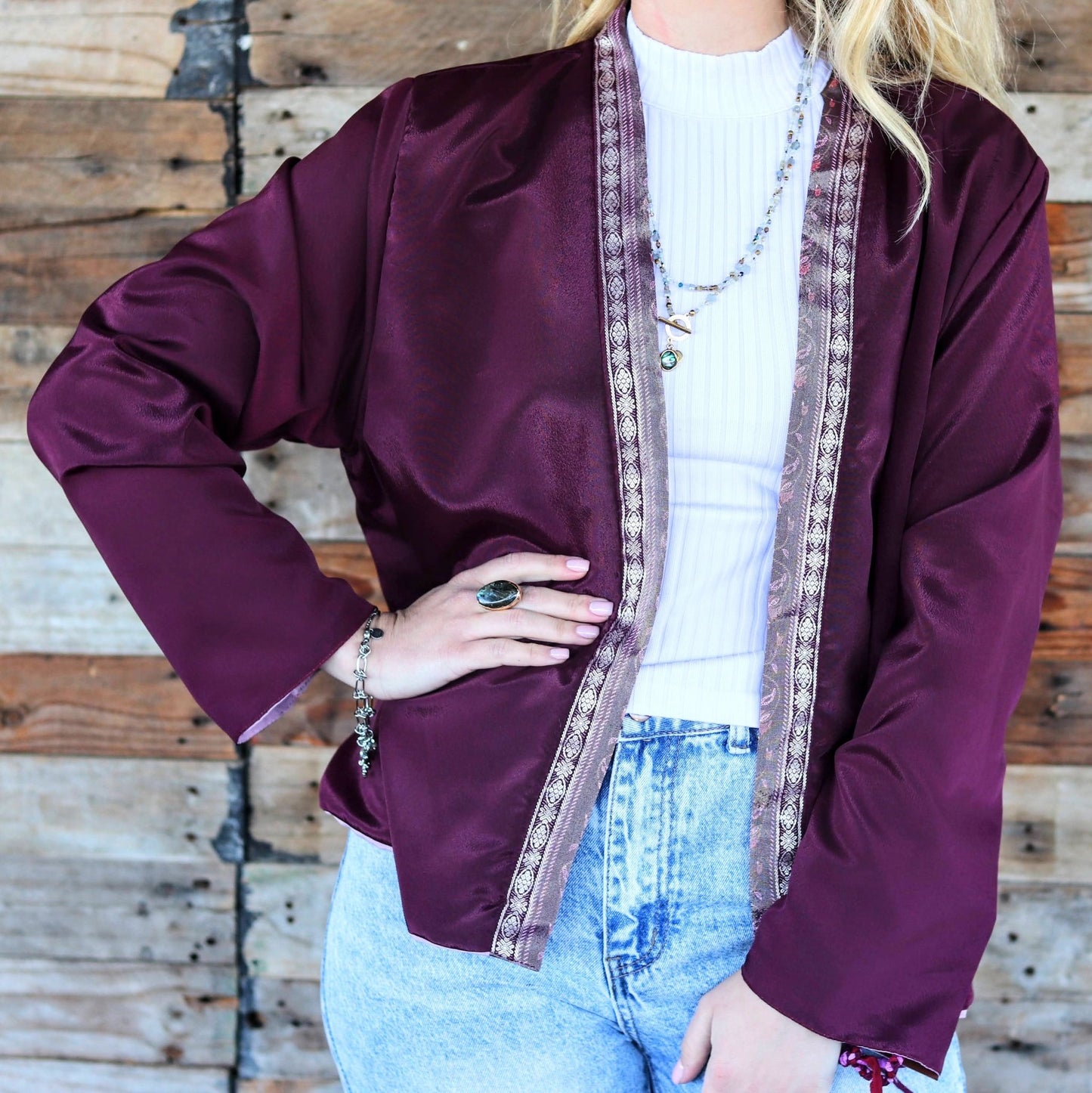 Madira Reversible Kimono Jacket
