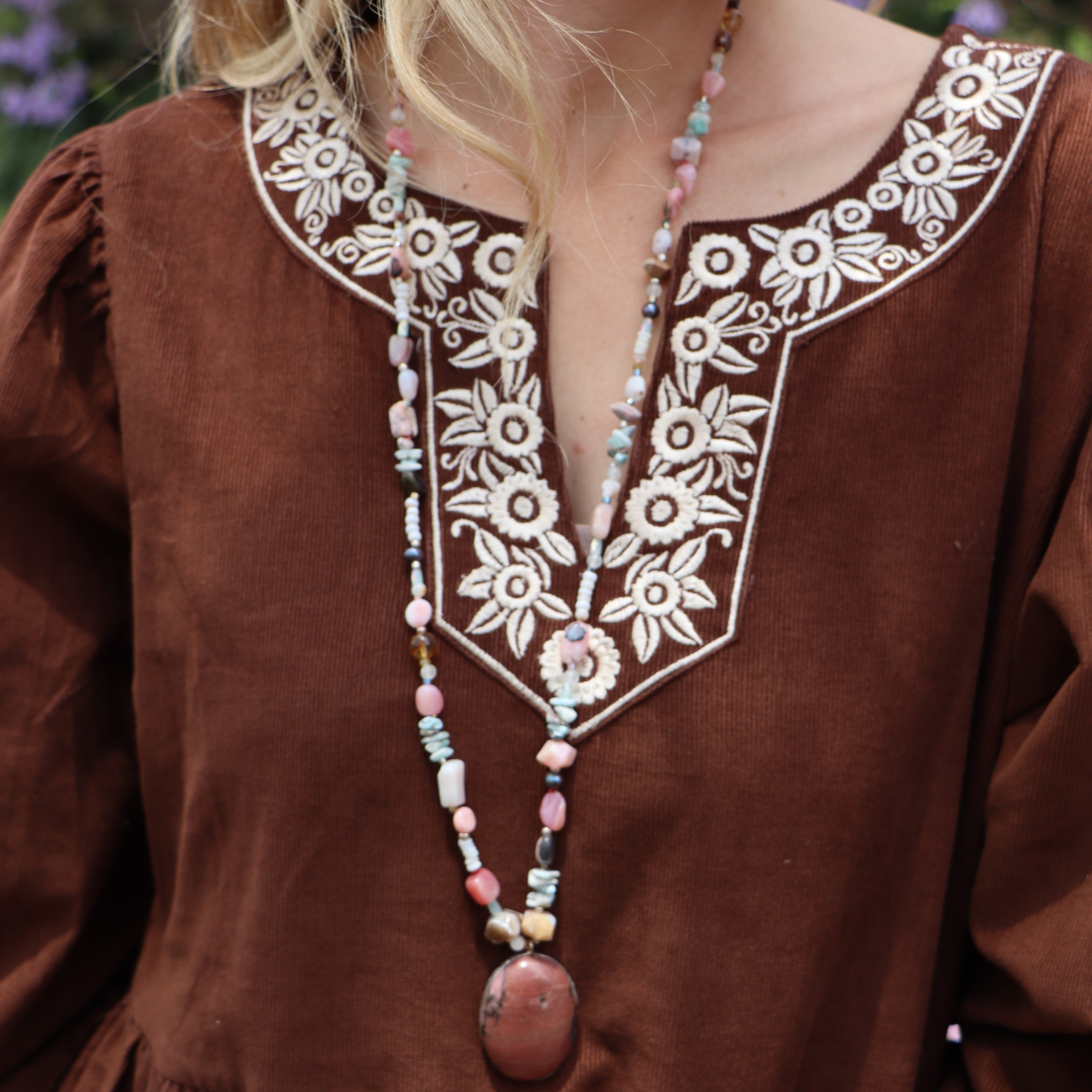 True Pink Opal & Rhodonite