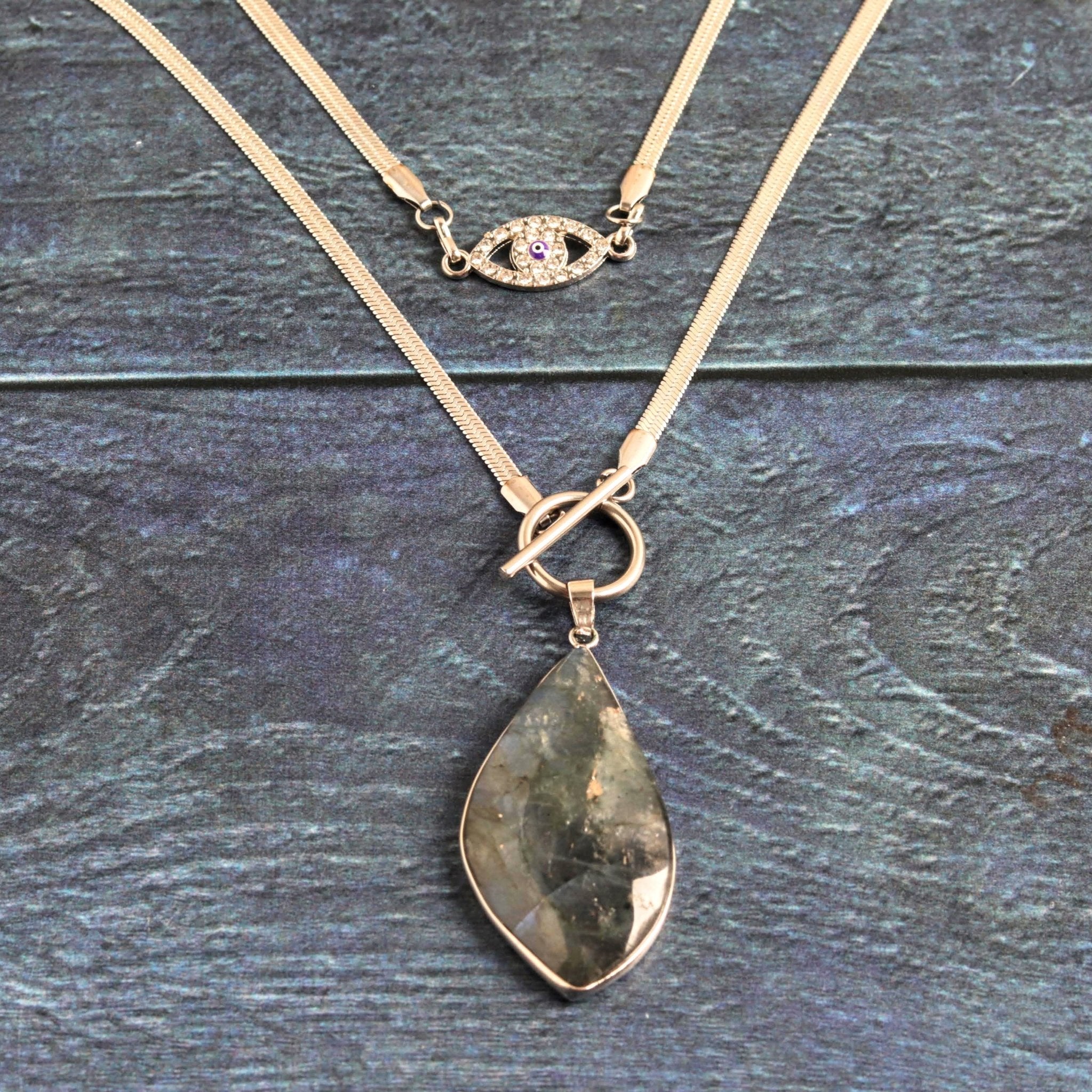 Long Silver Storm- Handmade Jewellery - i am boho