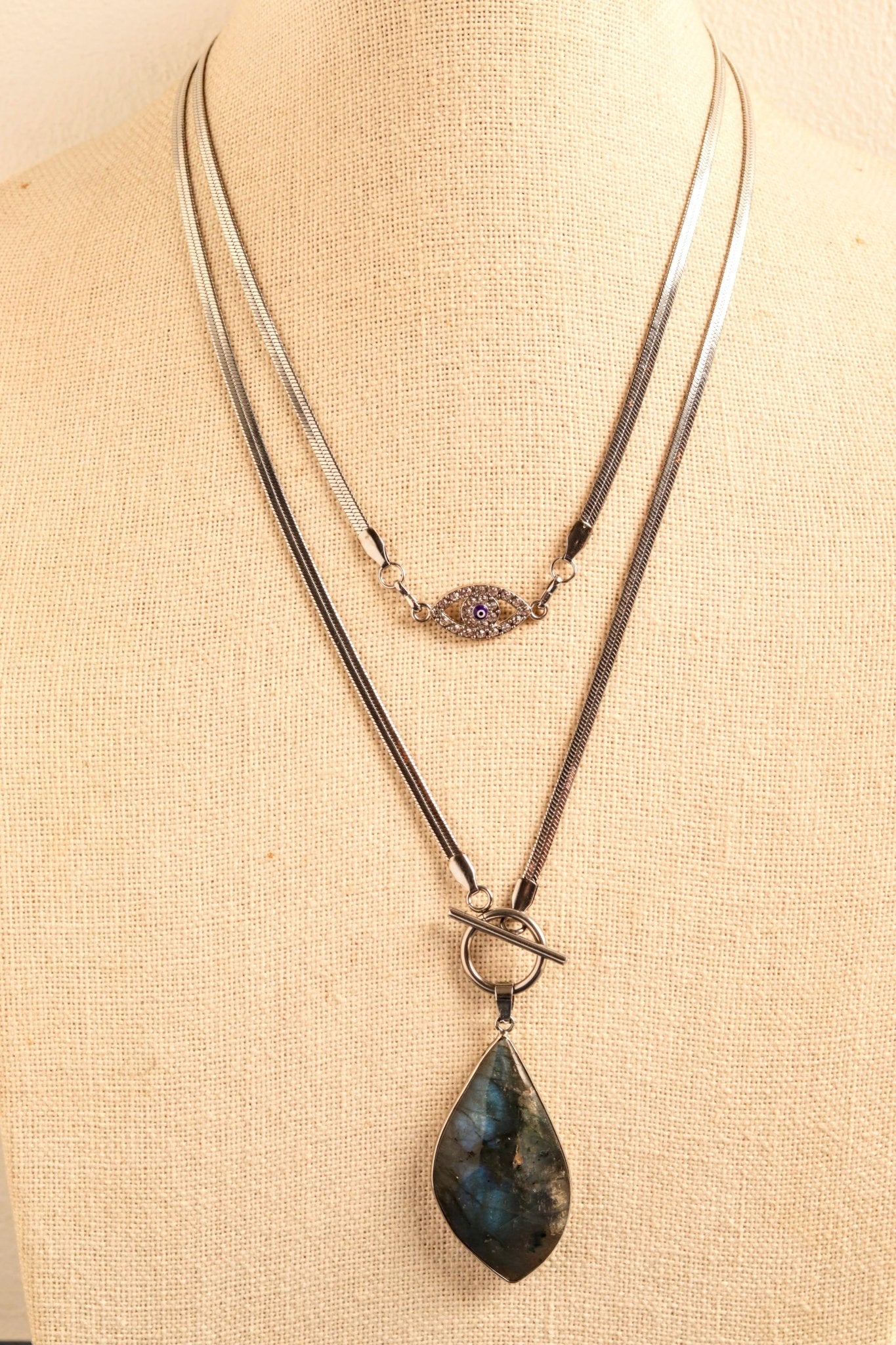 Long Silver Storm- Handmade Jewellery - i am boho