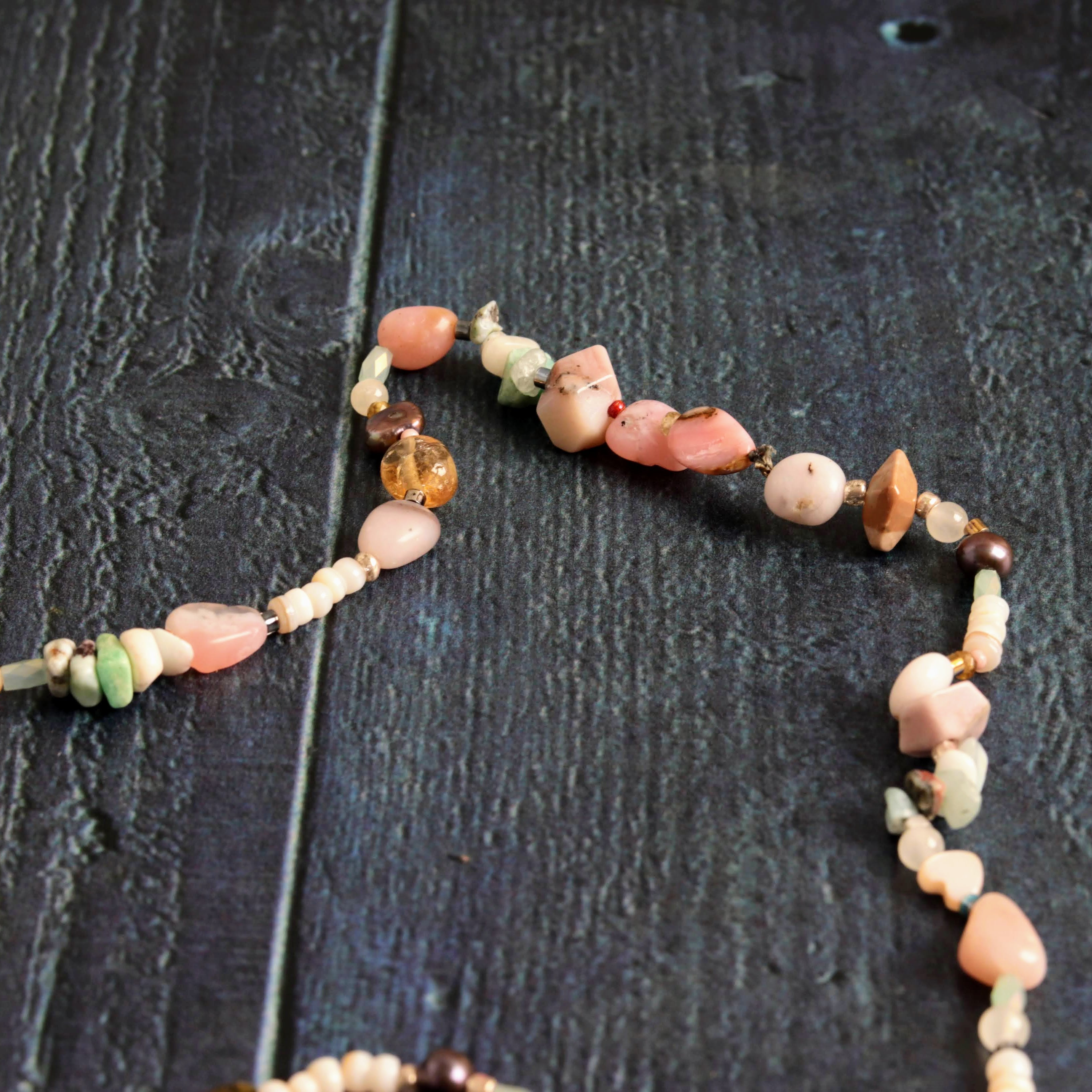 True Pink Opal & Rhodonite