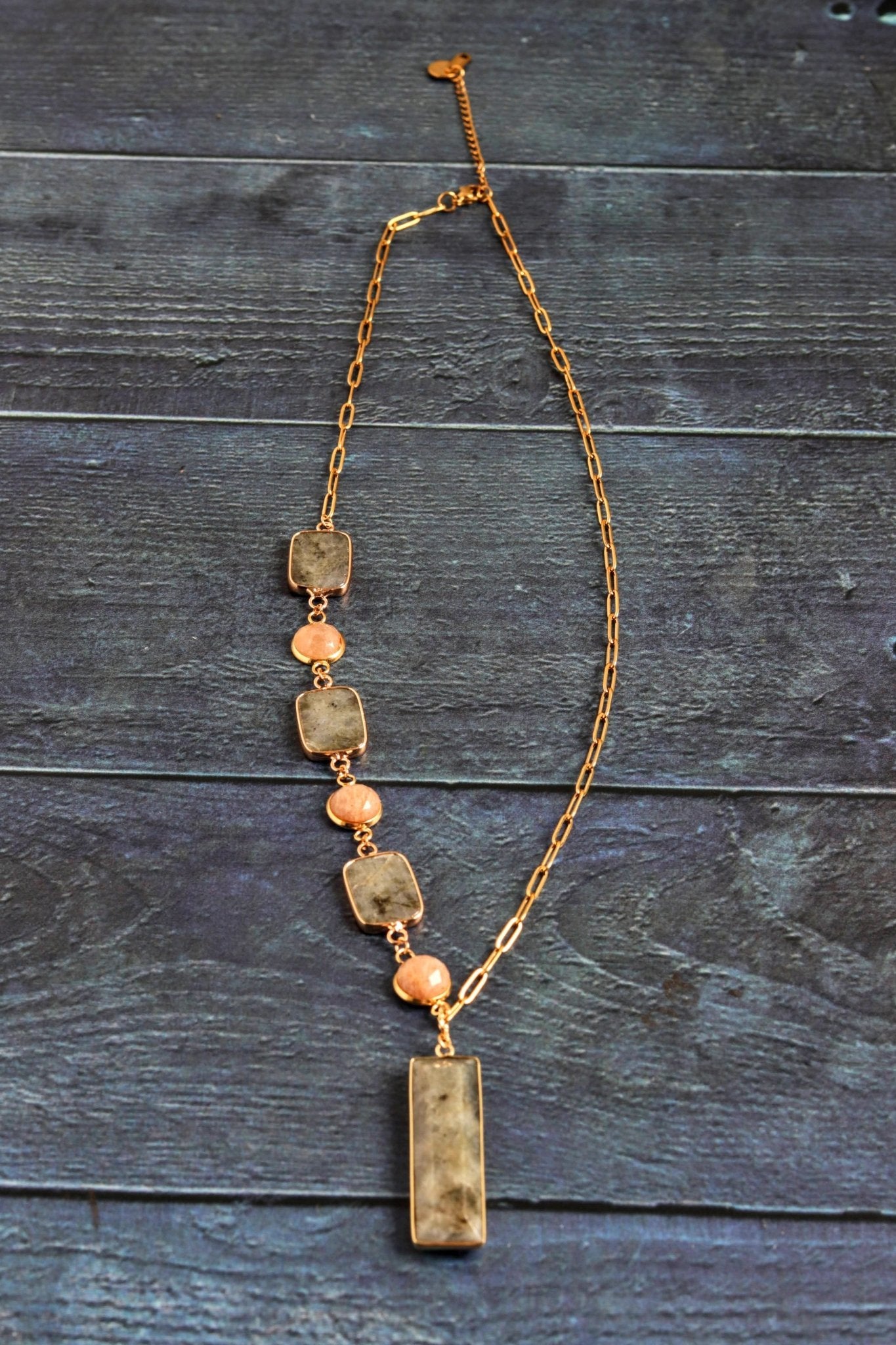 Sunstone & Storm Drop- Handmade Jewellery - i am boho