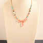 Watermelon Tourmaline Statement Necklace