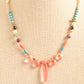 Watermelon Tourmaline Statement Necklace