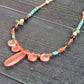 Watermelon Tourmaline Statement Necklace