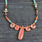 Watermelon Tourmaline Statement Necklace