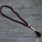 Deep Purple Tiger's Eye Half Mala