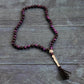 Deep Purple Tiger's Eye Half Mala