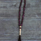 Deep Purple Tiger's Eye Half Mala