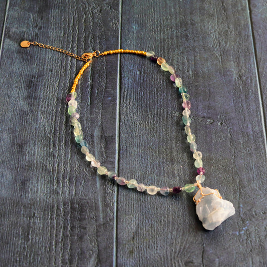 Calcite and Fluorite