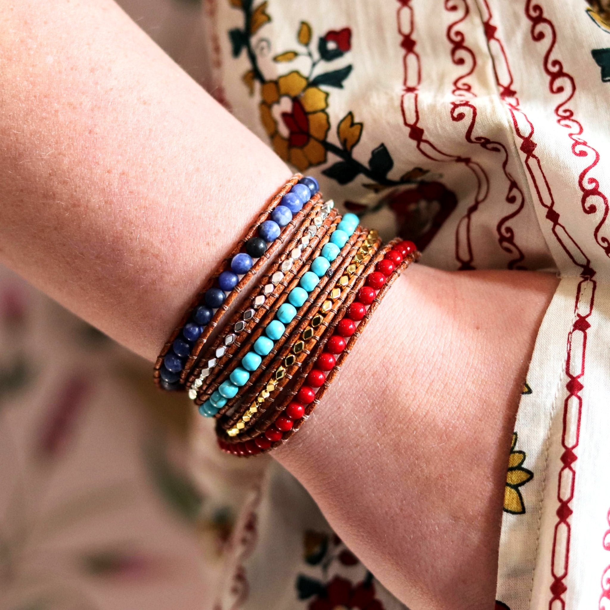 Tibetan Wrap- Handmade Jewellery - i am boho