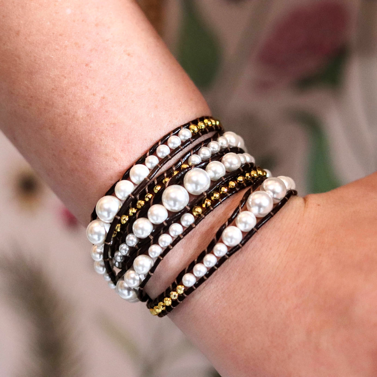 Pearl Wrap- Handmade Jewellery - i am boho