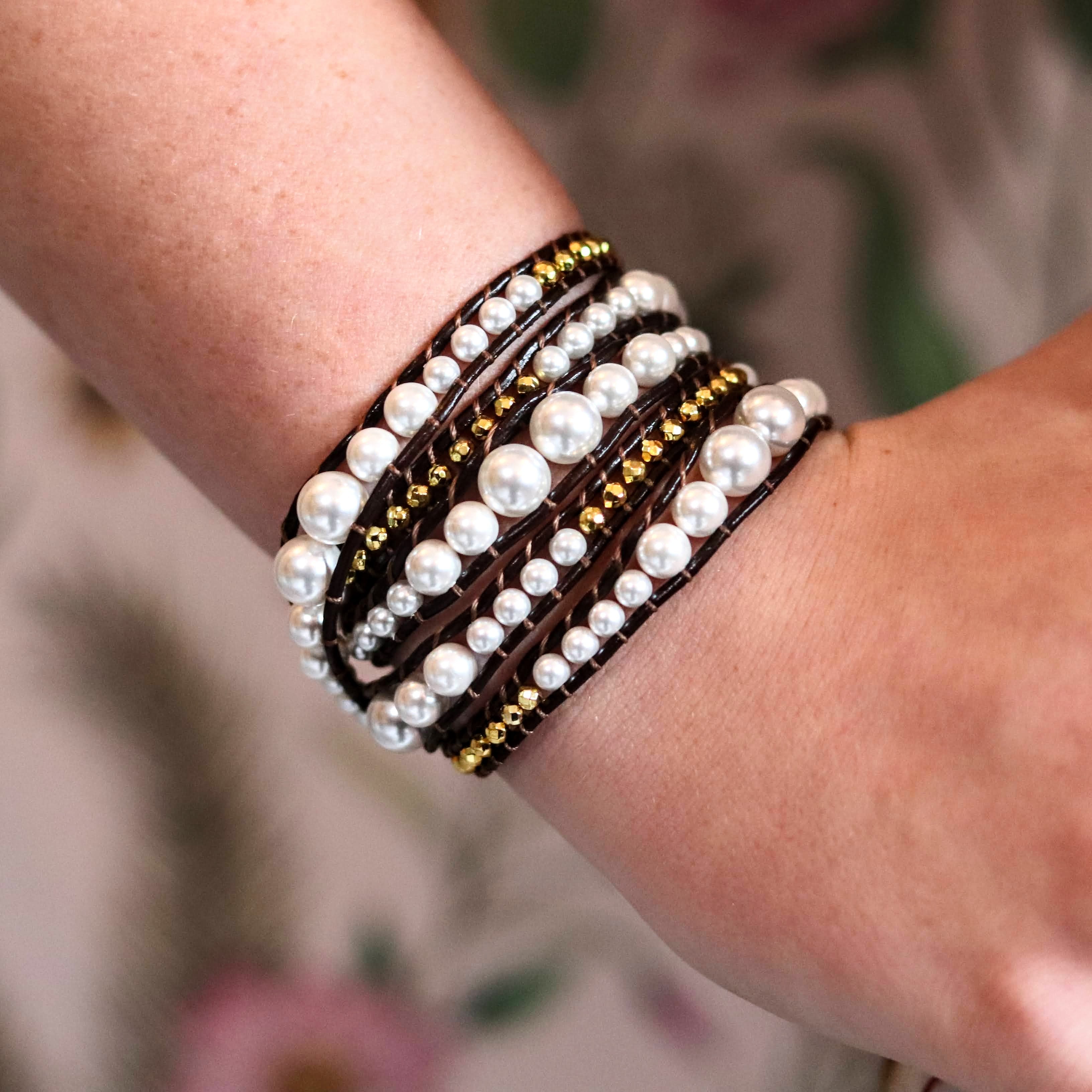 Pearl Wrap- Handmade Jewellery - i am boho