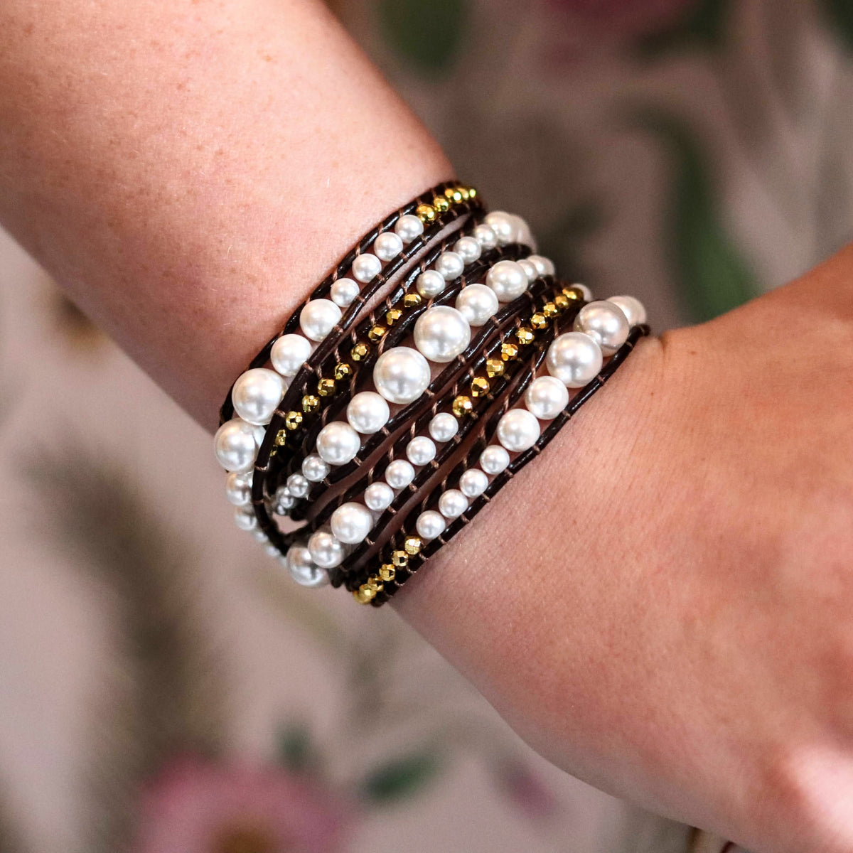 Pearl Wrap- Handmade Jewellery - i am boho