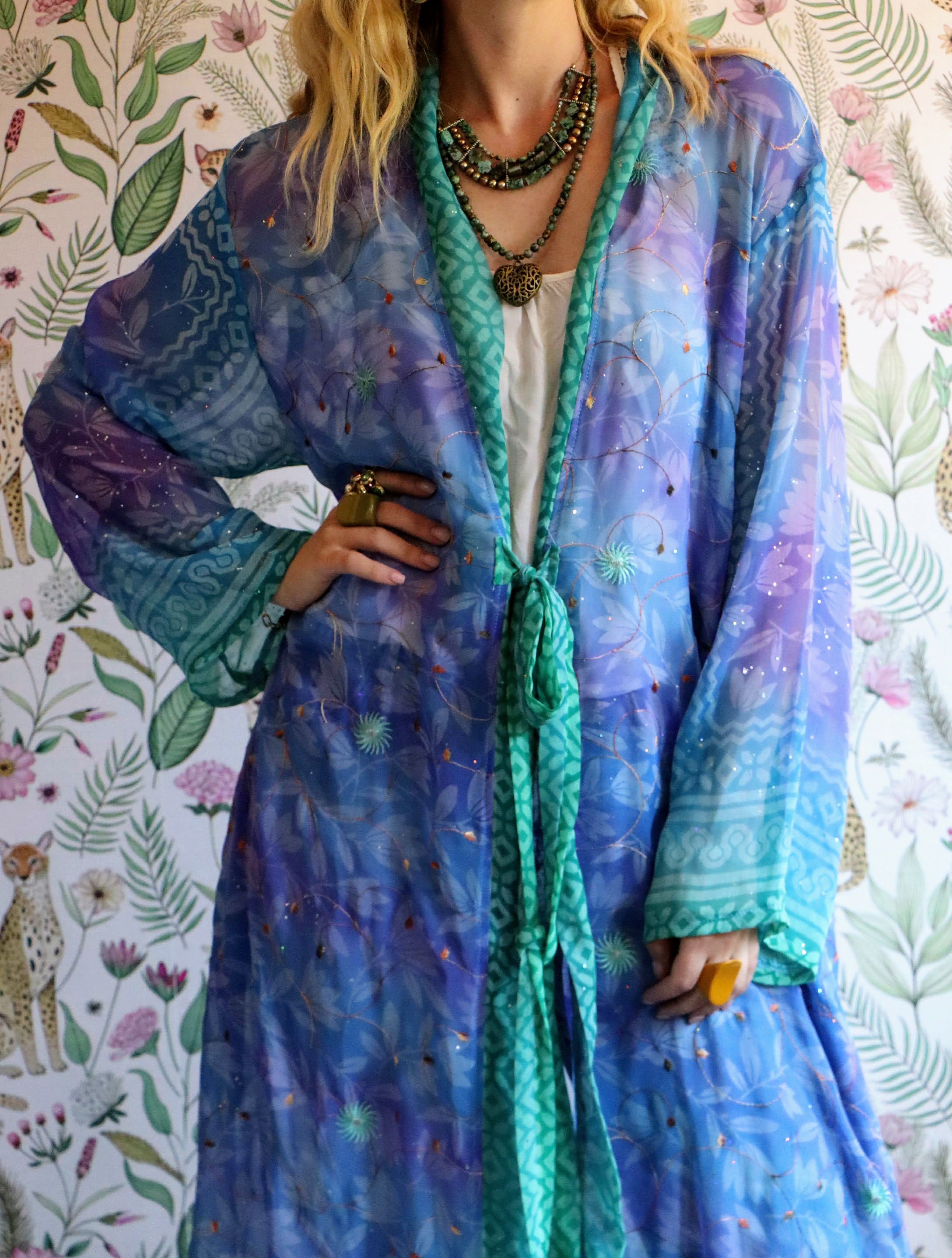 Stepping Into Light Wrap Kimono