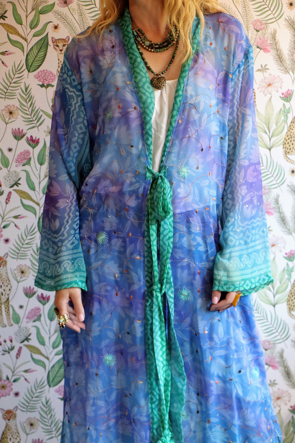 Stepping Into Light Wrap Kimono