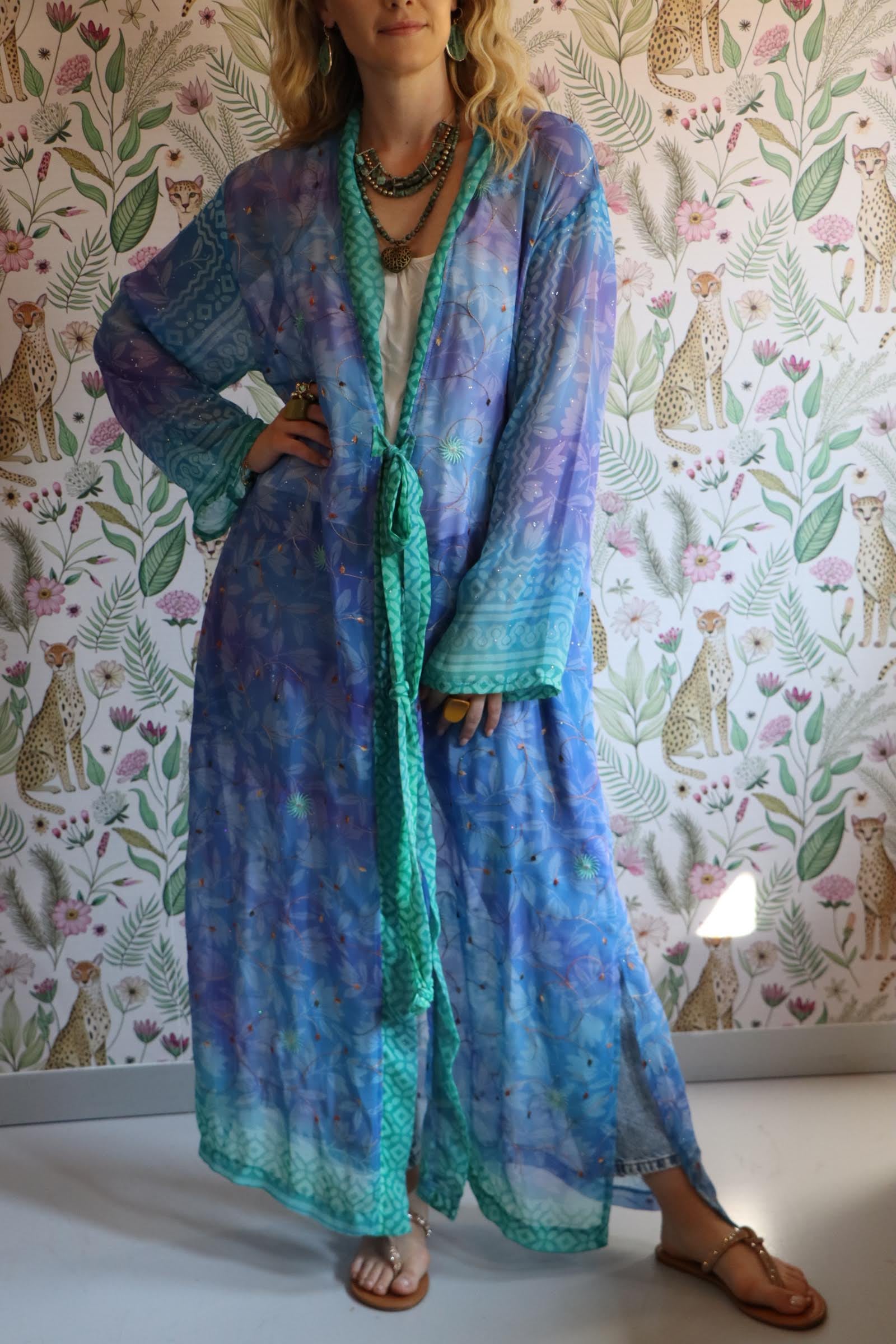 Stepping Into Light Wrap Kimono