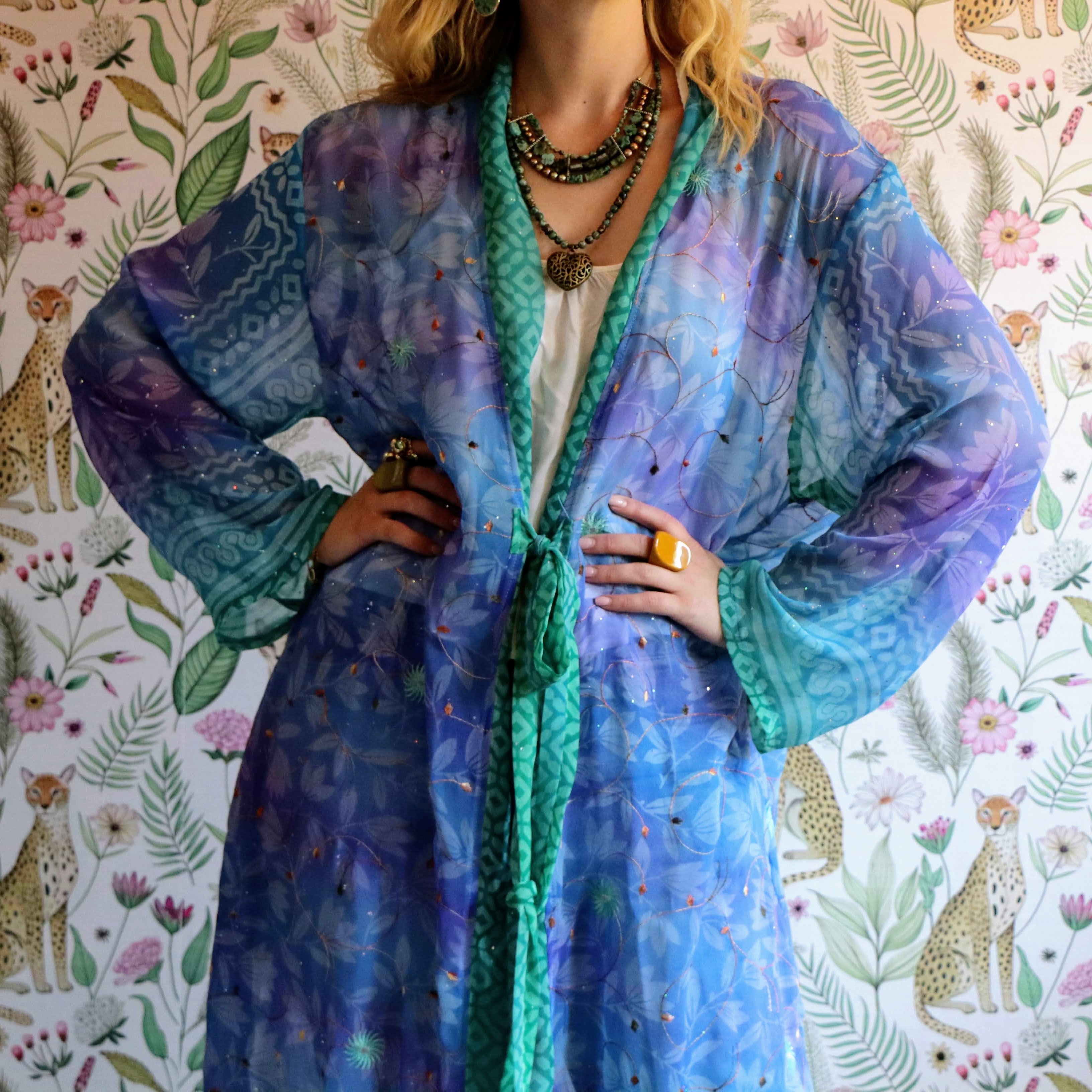Stepping Into Light Wrap Kimono