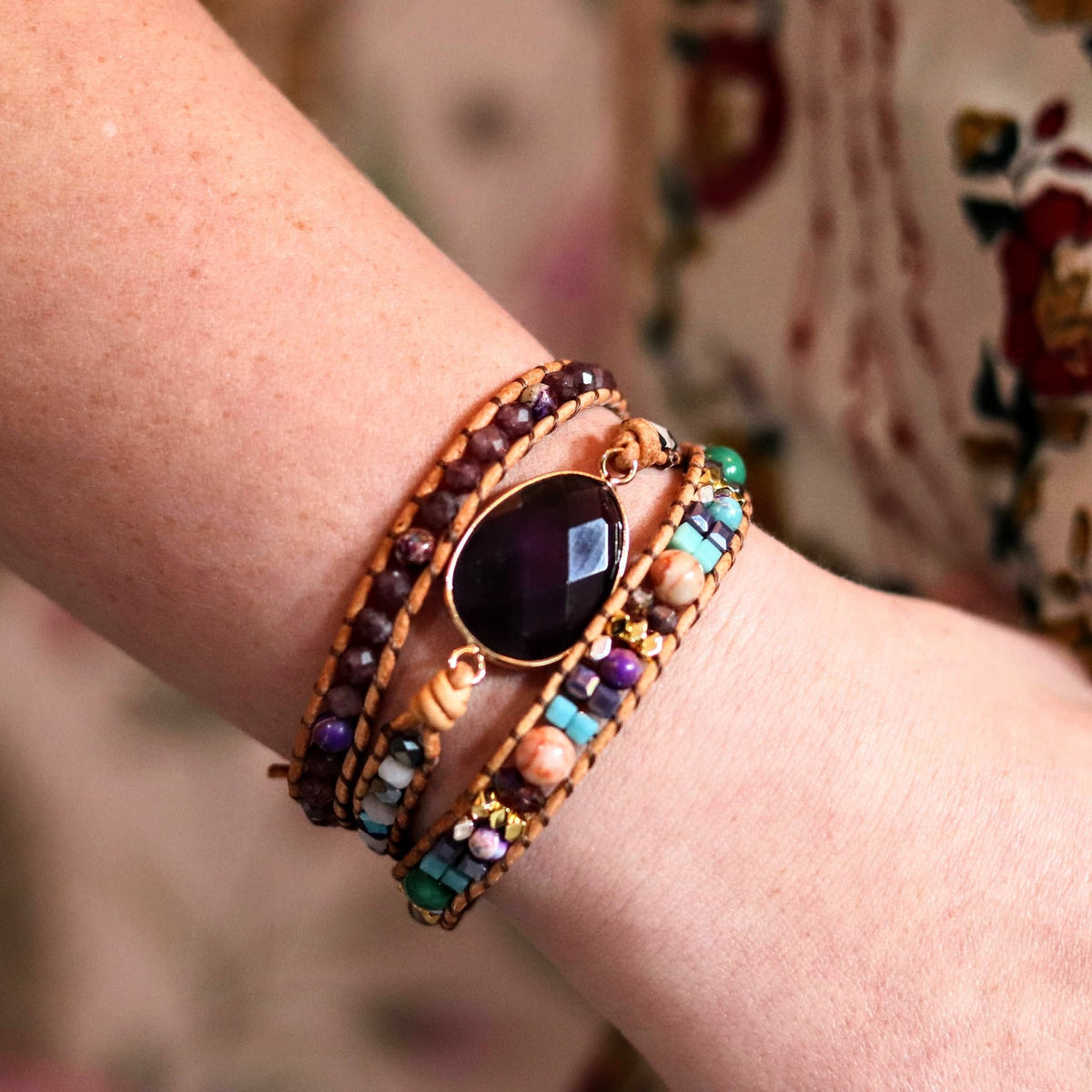 Amethyst Wrap- Handmade Jewellery - i am boho