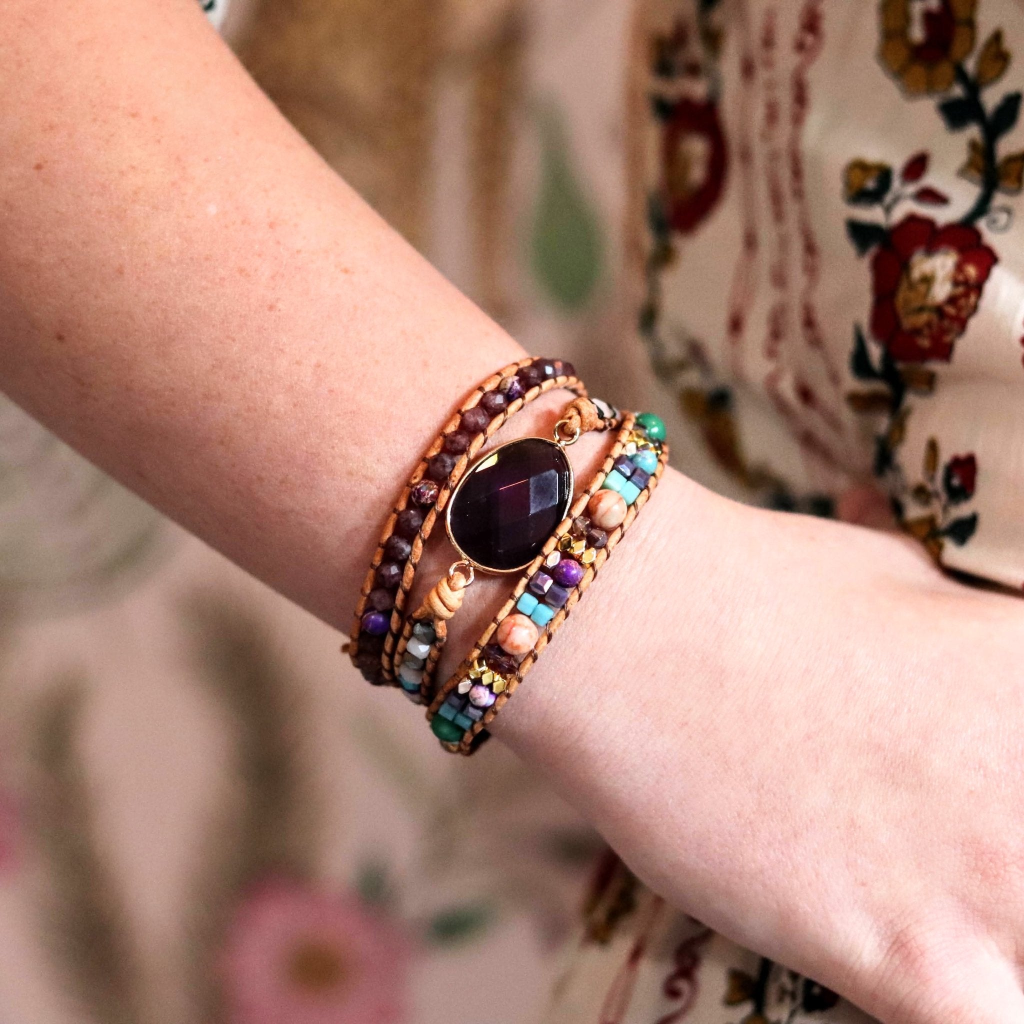 Amethyst Wrap- Handmade Jewellery - i am boho