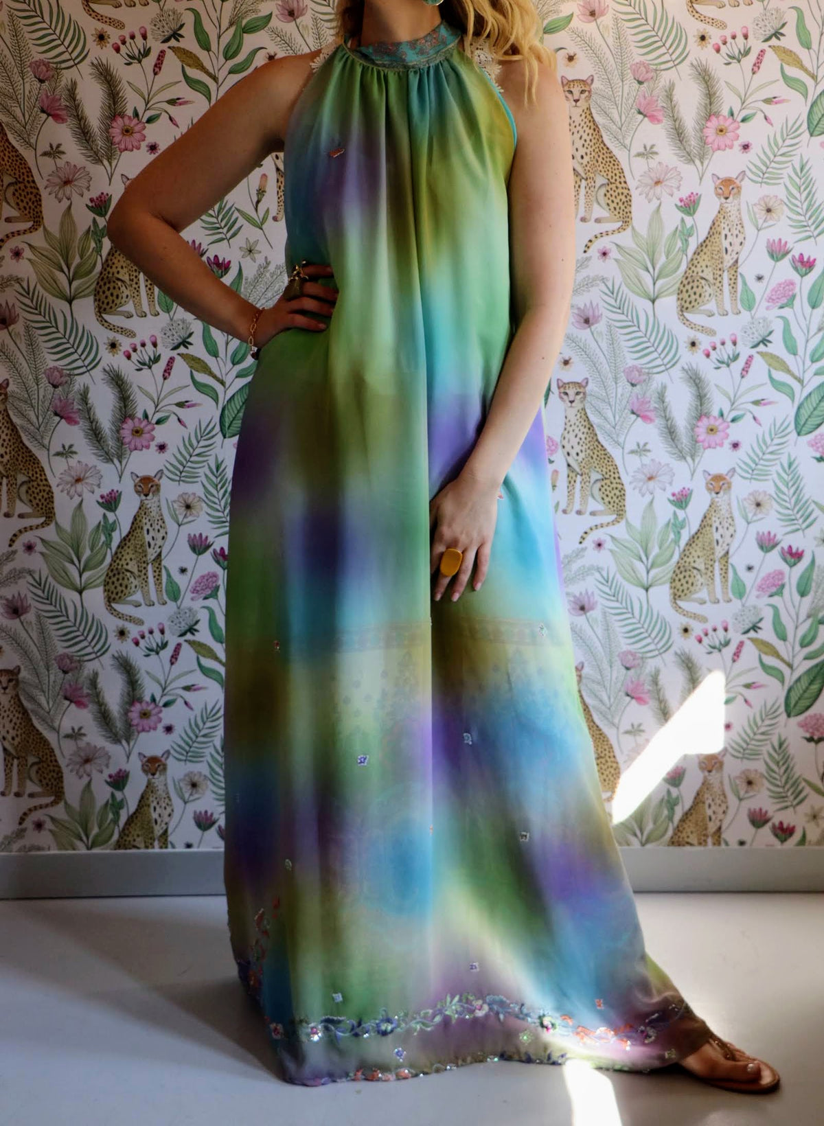 Northern Lights Reversible Halterneck
