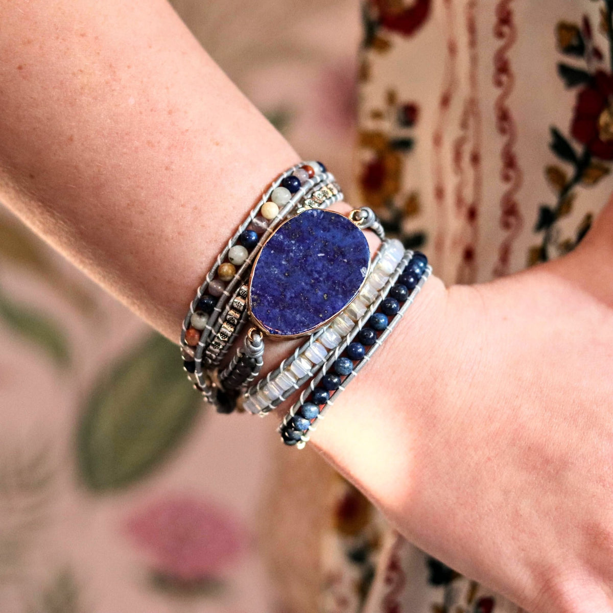 Lorde Lapis Lazuli Wrap- Handmade Jewellery - i am boho