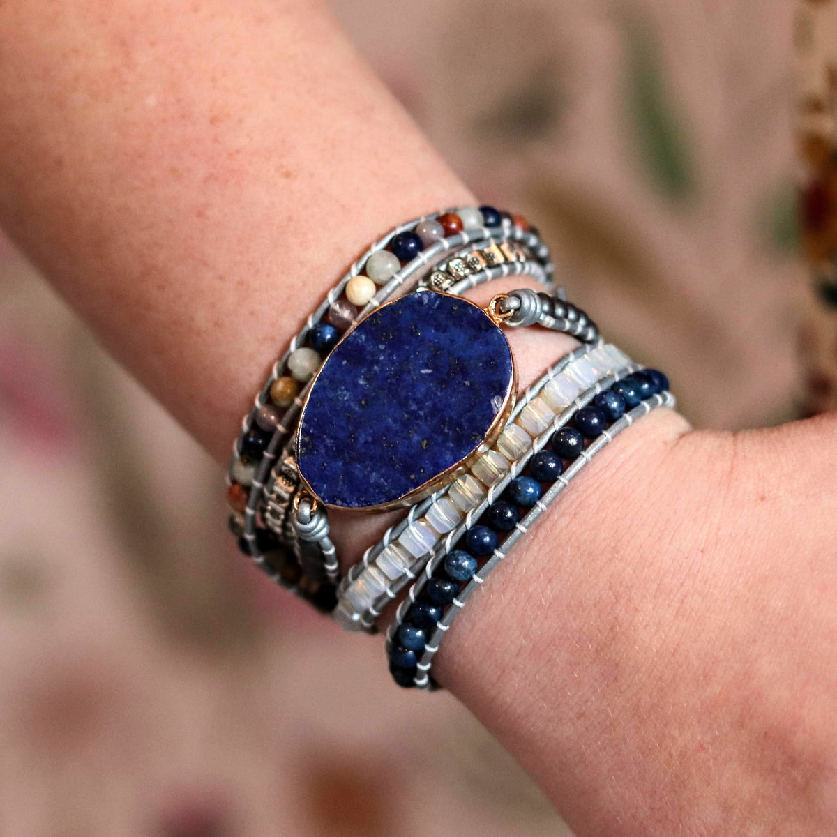 Lorde Lapis Lazuli Wrap- Handmade Jewellery - i am boho
