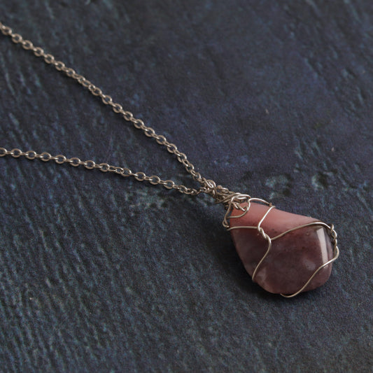Wrapped Pink Opal