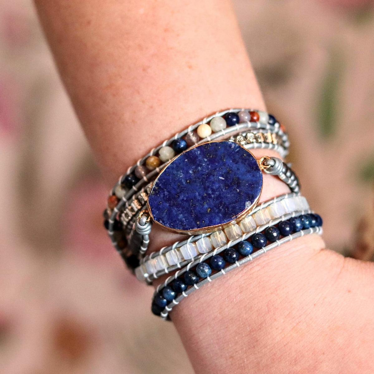 Lorde Lapis Lazuli Wrap- Handmade Jewellery - i am boho
