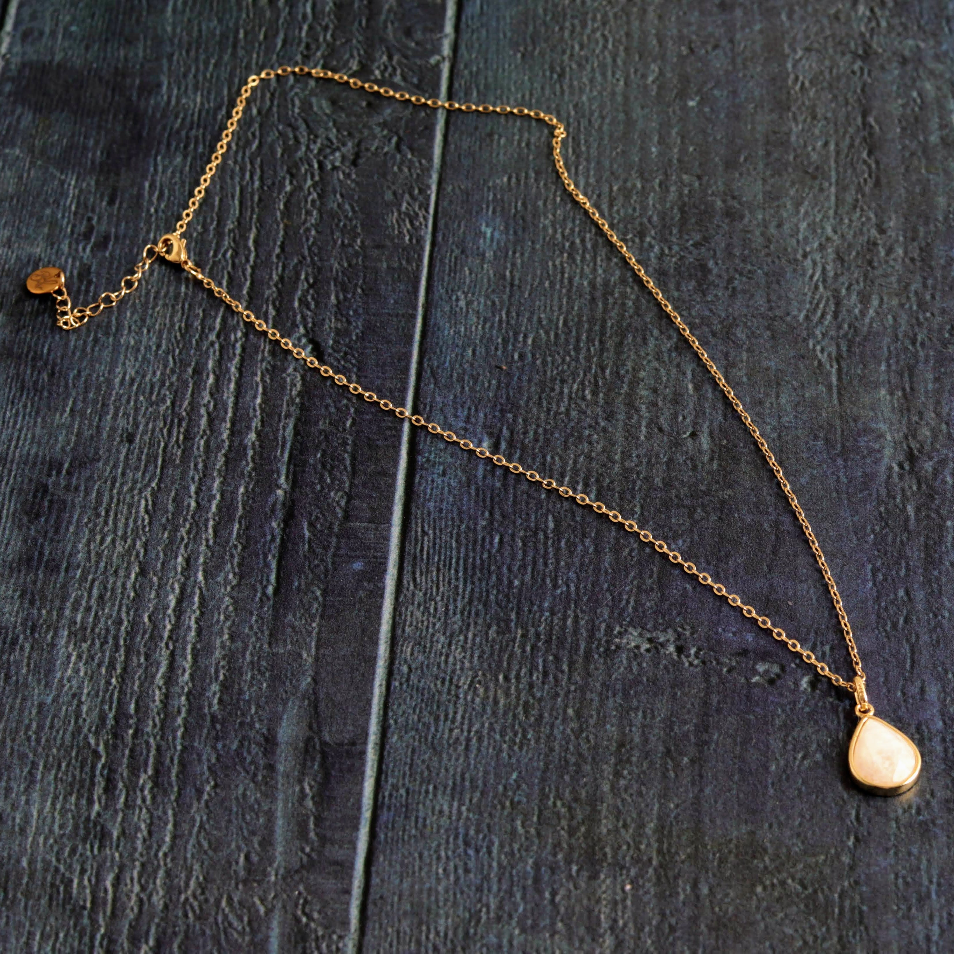 Moonstone teardrop