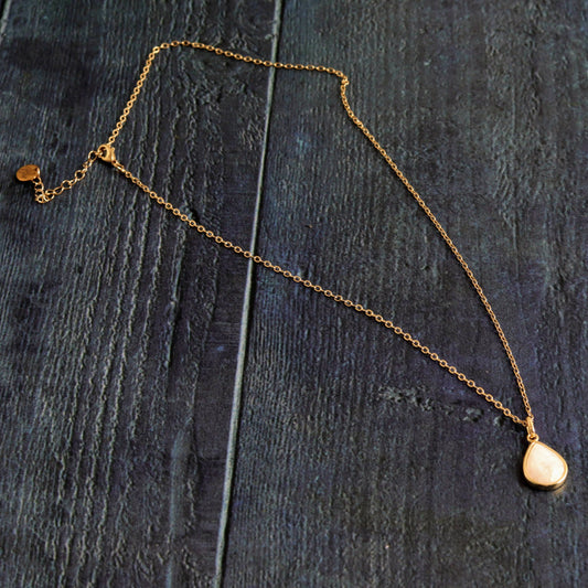 Moonstone teardrop