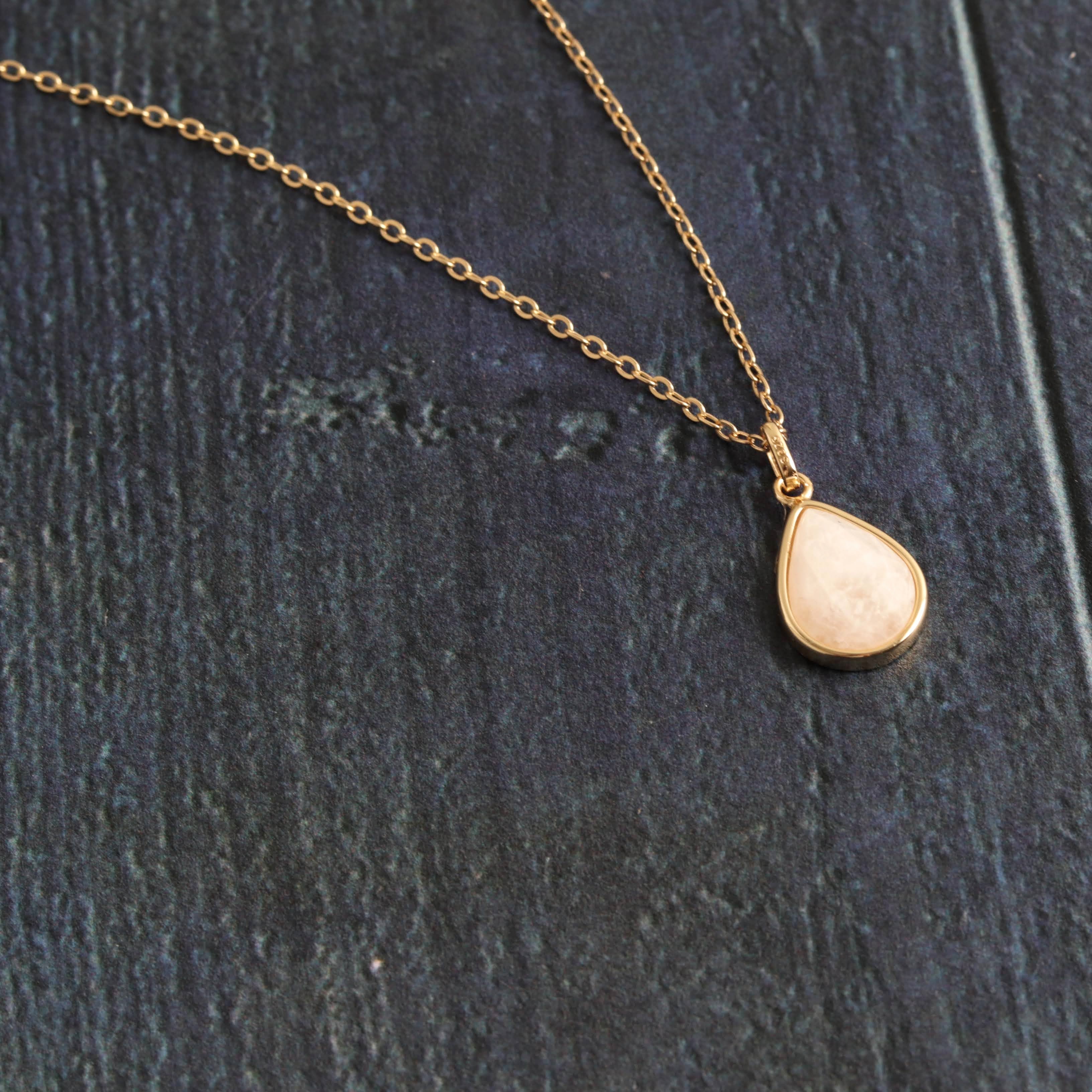 Moonstone teardrop